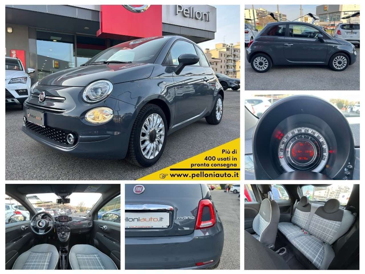 Fiat 500 1.0 70cv Ibrido Pop 1°PROP-GARANZIA-KM CERTIFICATI