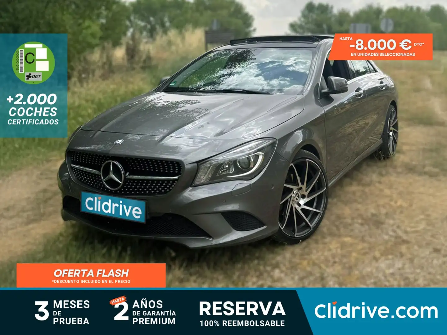 Mercedes-Benz CLA 220 220CDI Edition 1 7G-DCT Gris - 1
