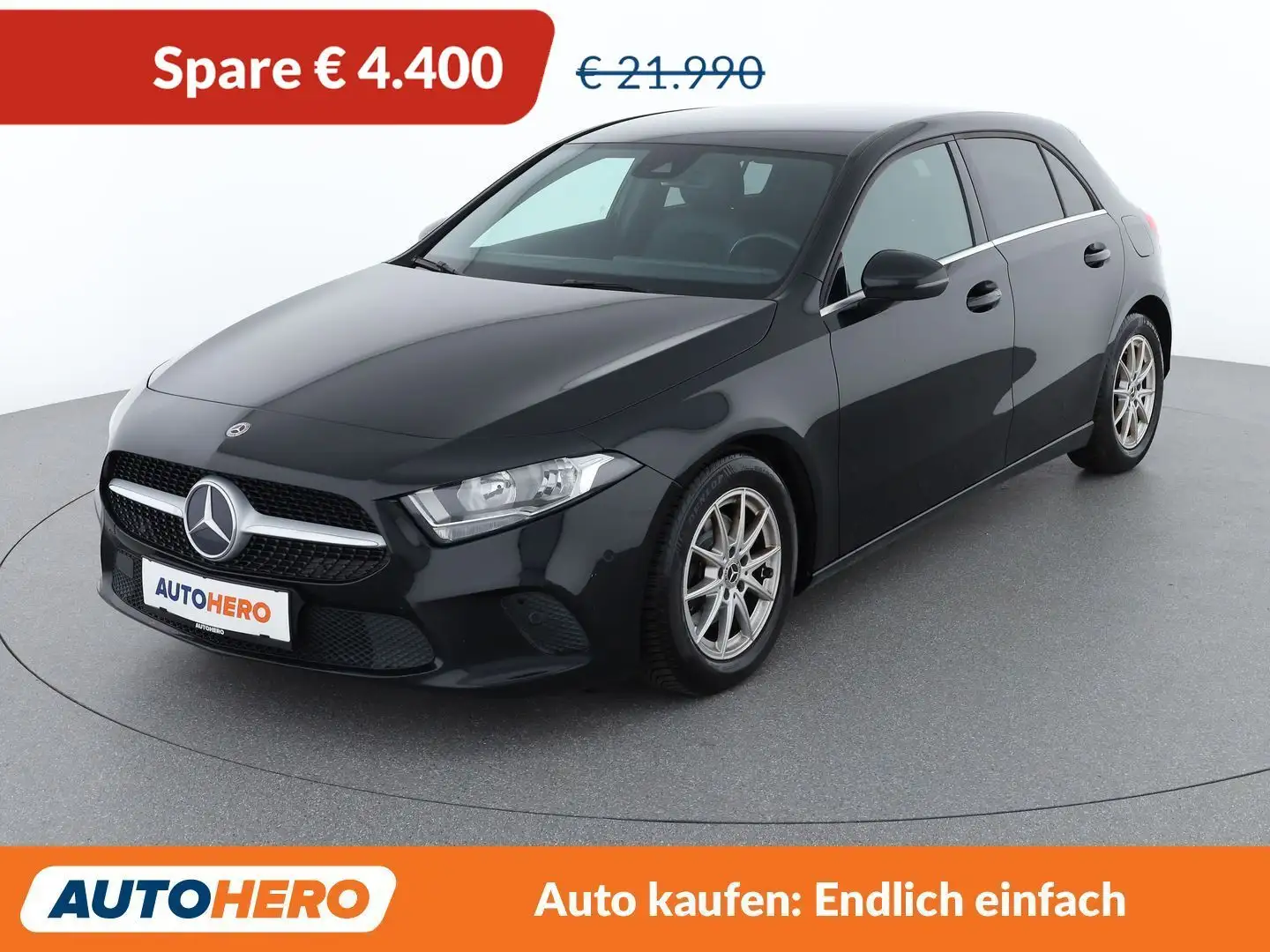 Mercedes-Benz A 180 A 180 d Aut. *NAVI*CAM*SPUR*TEMPO* Schwarz - 1