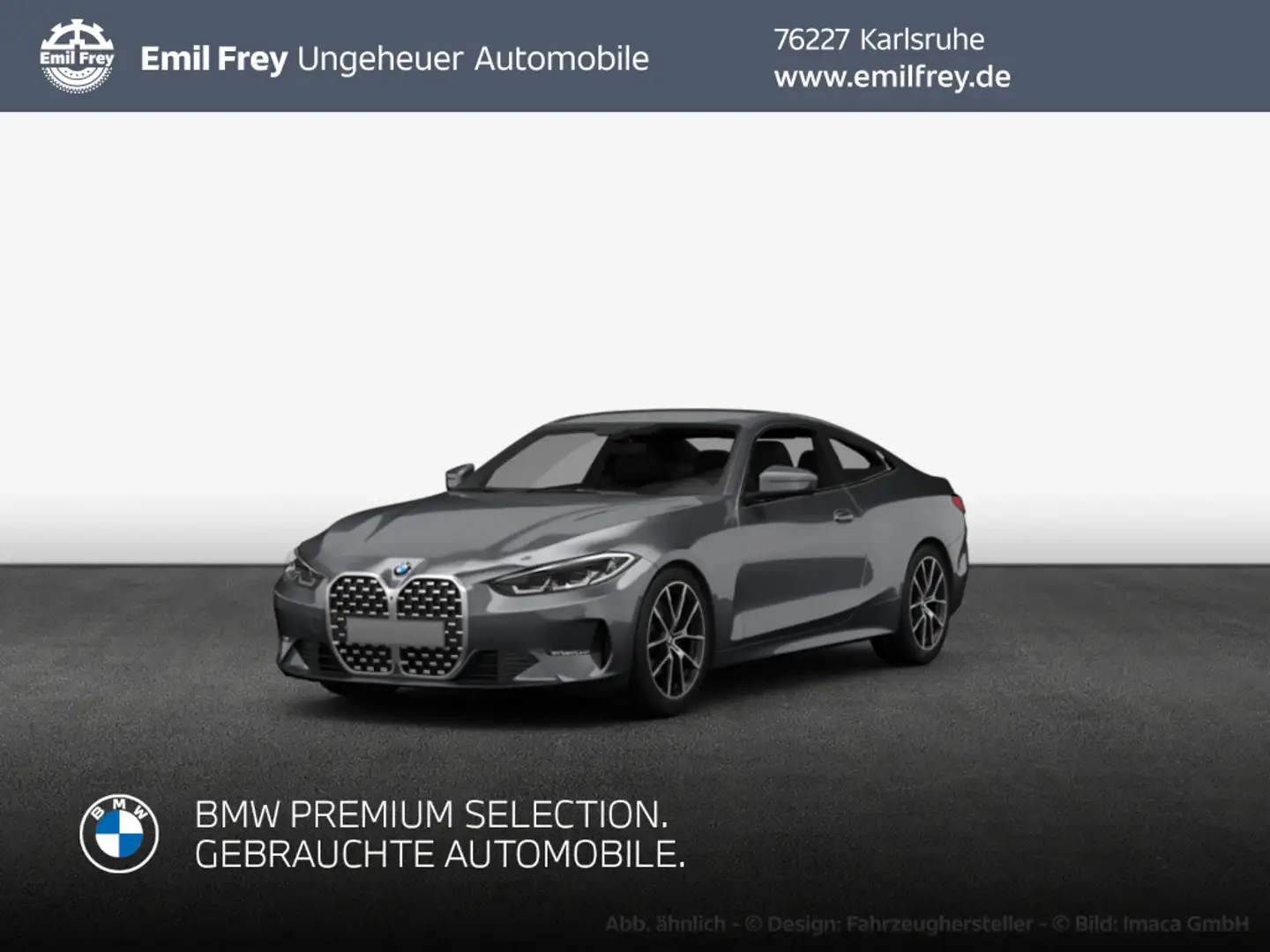 BMW 420 d xDrive Coupe Gris - 1