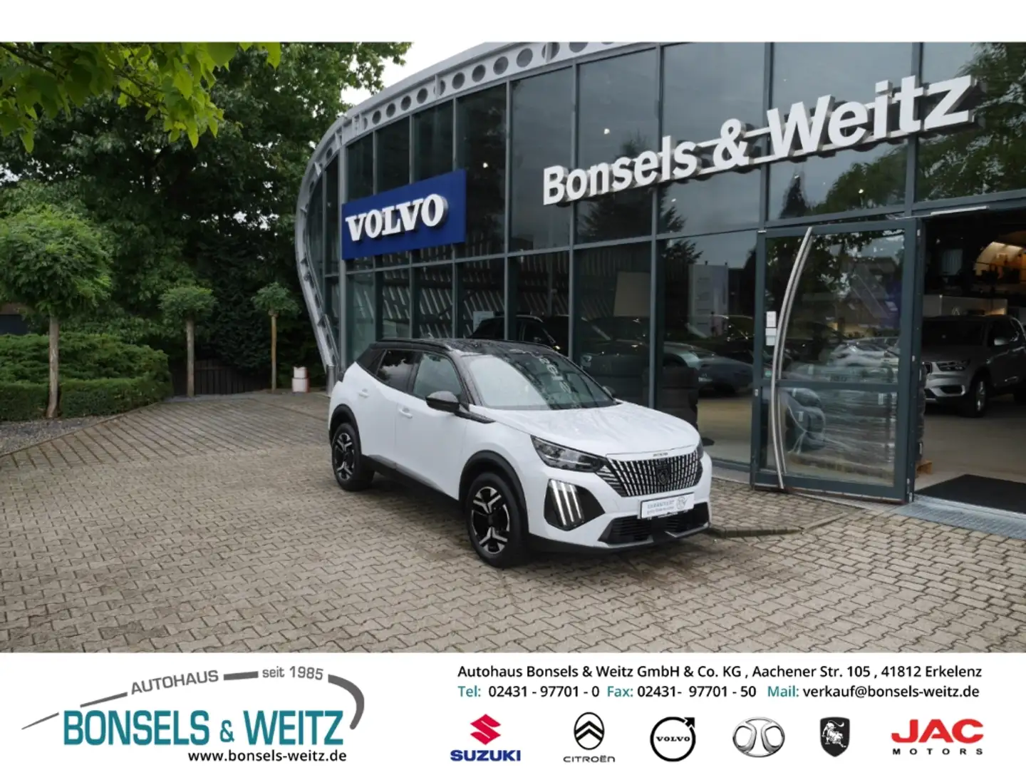 Peugeot 2008 130 GT AUTOMATIK Navi 360 Kamera LED ACC Apple Car Blanc - 1