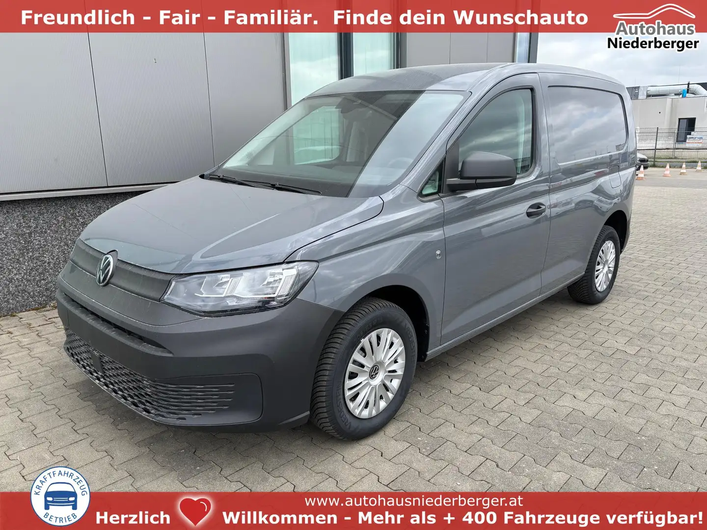 Volkswagen Caddy Cargo 2.0 TDI 102PS, Pure-Grey, Klima, Parksens... Grau - 1