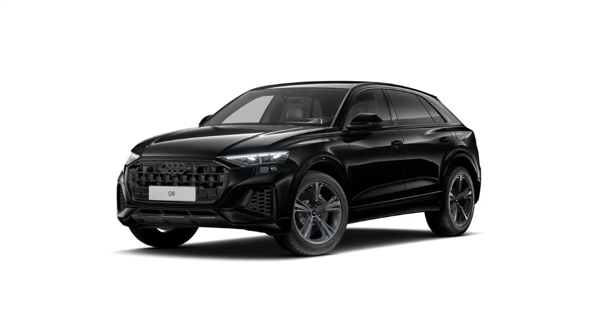 Audi Q8 55 TFSIe+WINTERRÄDER+AHK+LUFTFED+SITZBELÜFTUN Schwarz - 2