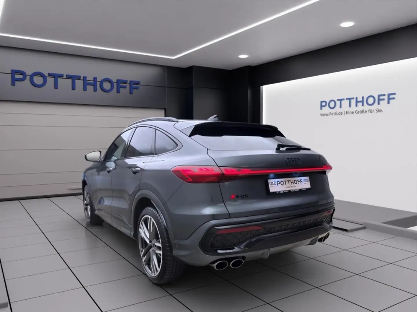 Audi SQ5 Sportback TFSI 270 kW S tronic NAVI B&O HuD AHK Szürke - 2