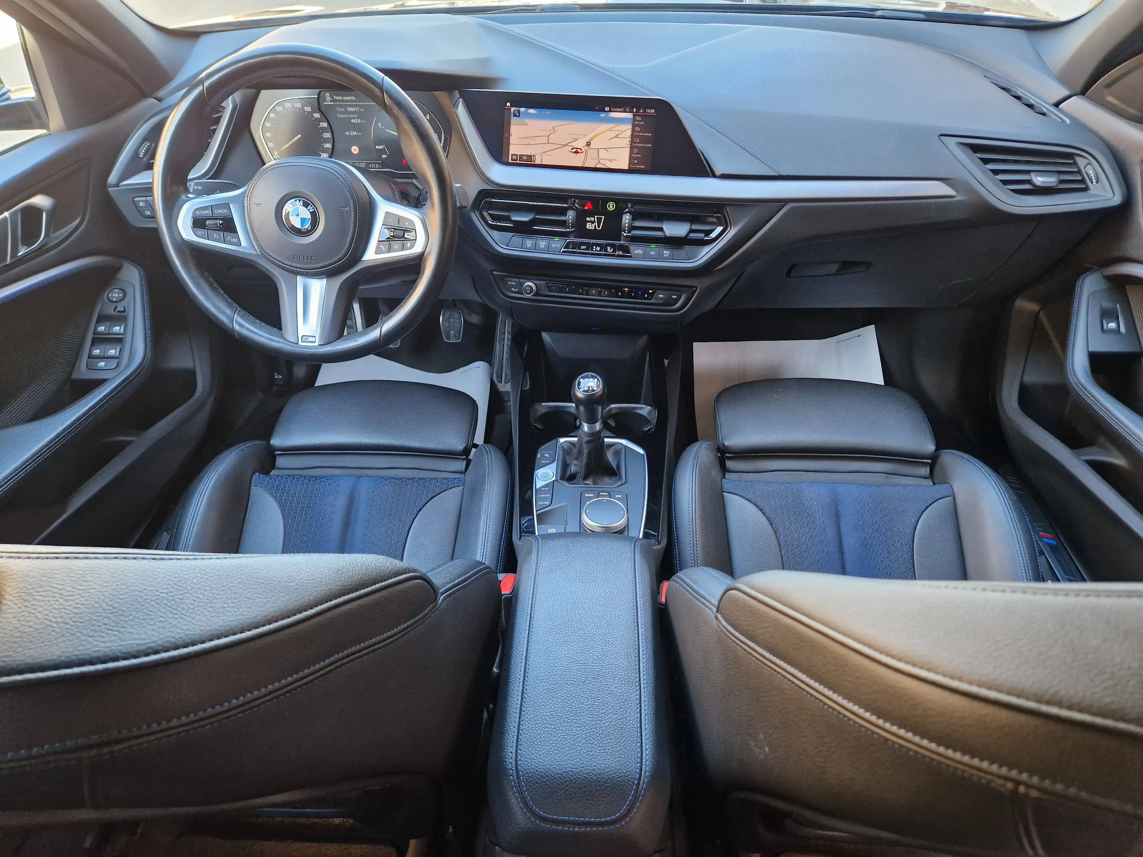BMW 116 d PACK M SPORT*CARNET*XENON*GPS*CUIR*CARPLAY*PDC — photo 7