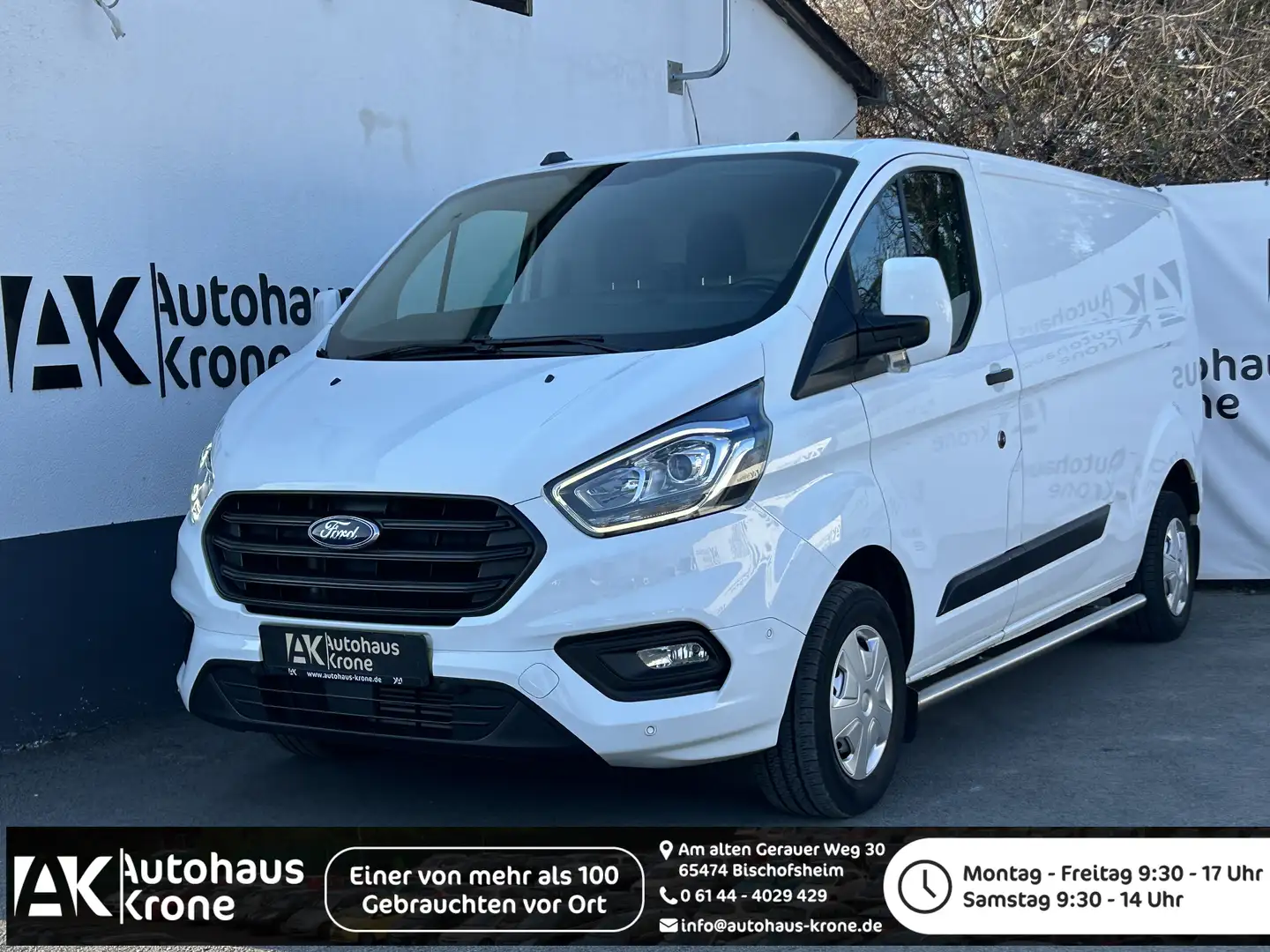 Ford Transit Custom 2.0 TDCi 300 L2 Trend KASTEN*3-SITZER *KAMERA* Weiß - 1