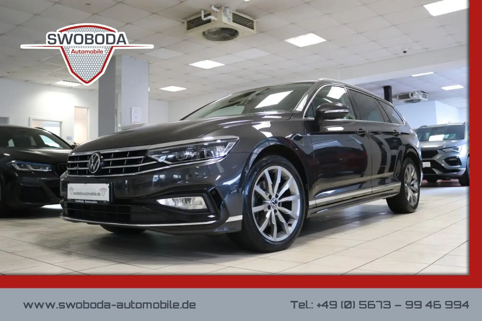 Volkswagen Passat Variant Passat Elegance R-Line STHZ Matrix 360° ACC Gris - 1