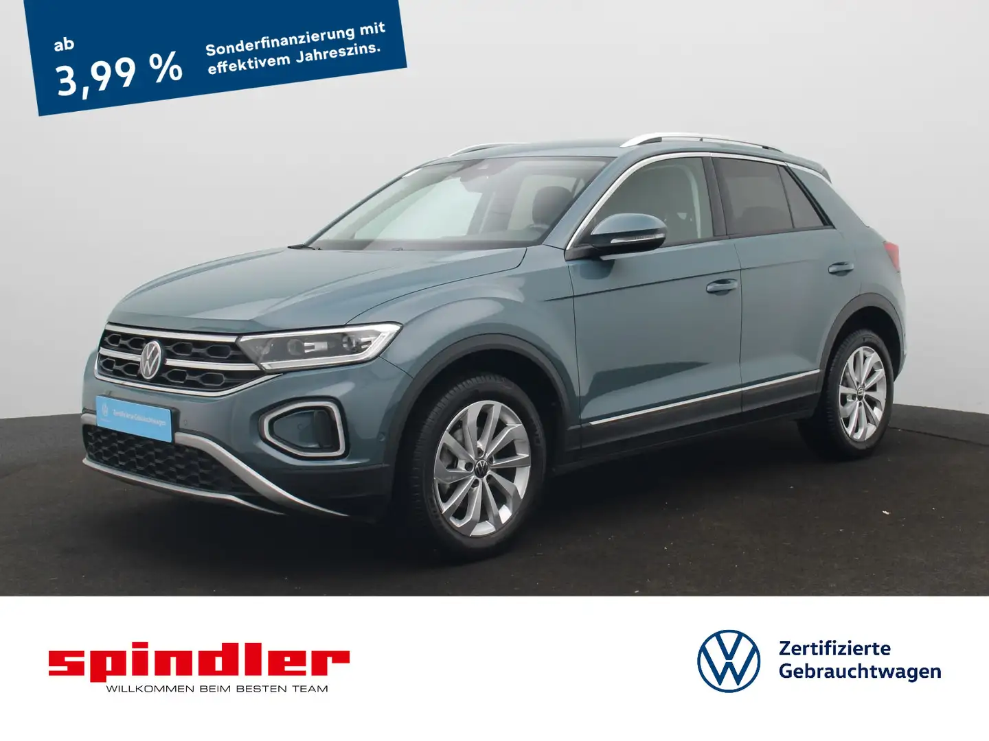 Volkswagen T-Roc Style 1.5 TSI DSG / Navi, ParkAssi, LED+ Blau - 1