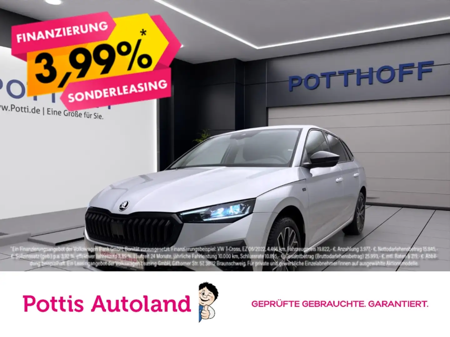 Skoda Scala 1.0 TSI DRIVE LM17 VIRTUAL KAMERA MATRIX Silber - 1