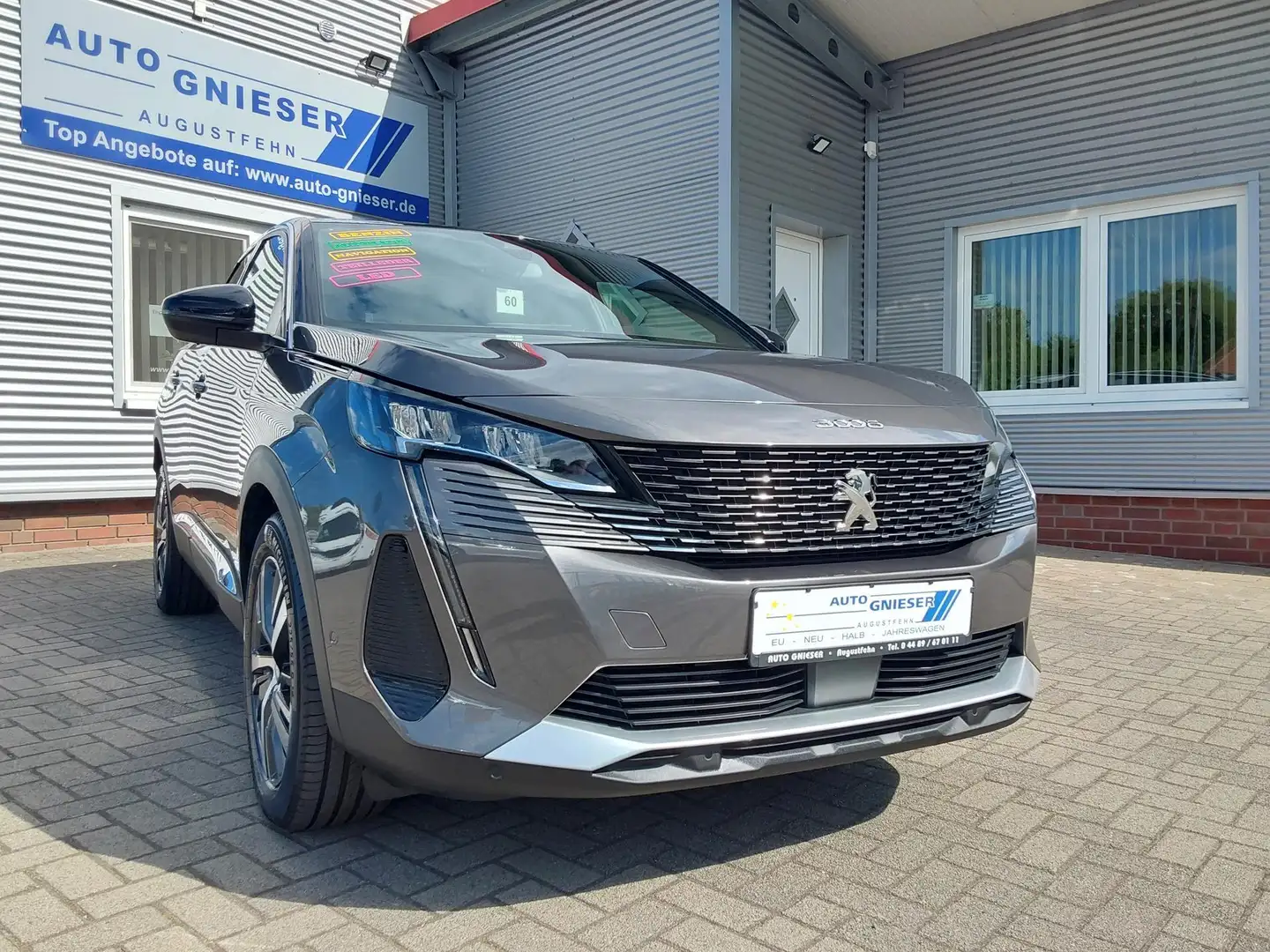 Peugeot 3008 1.2 PureTech 130 Allure Pack ACC/LED/APP/PDC/SH... Gris - 1
