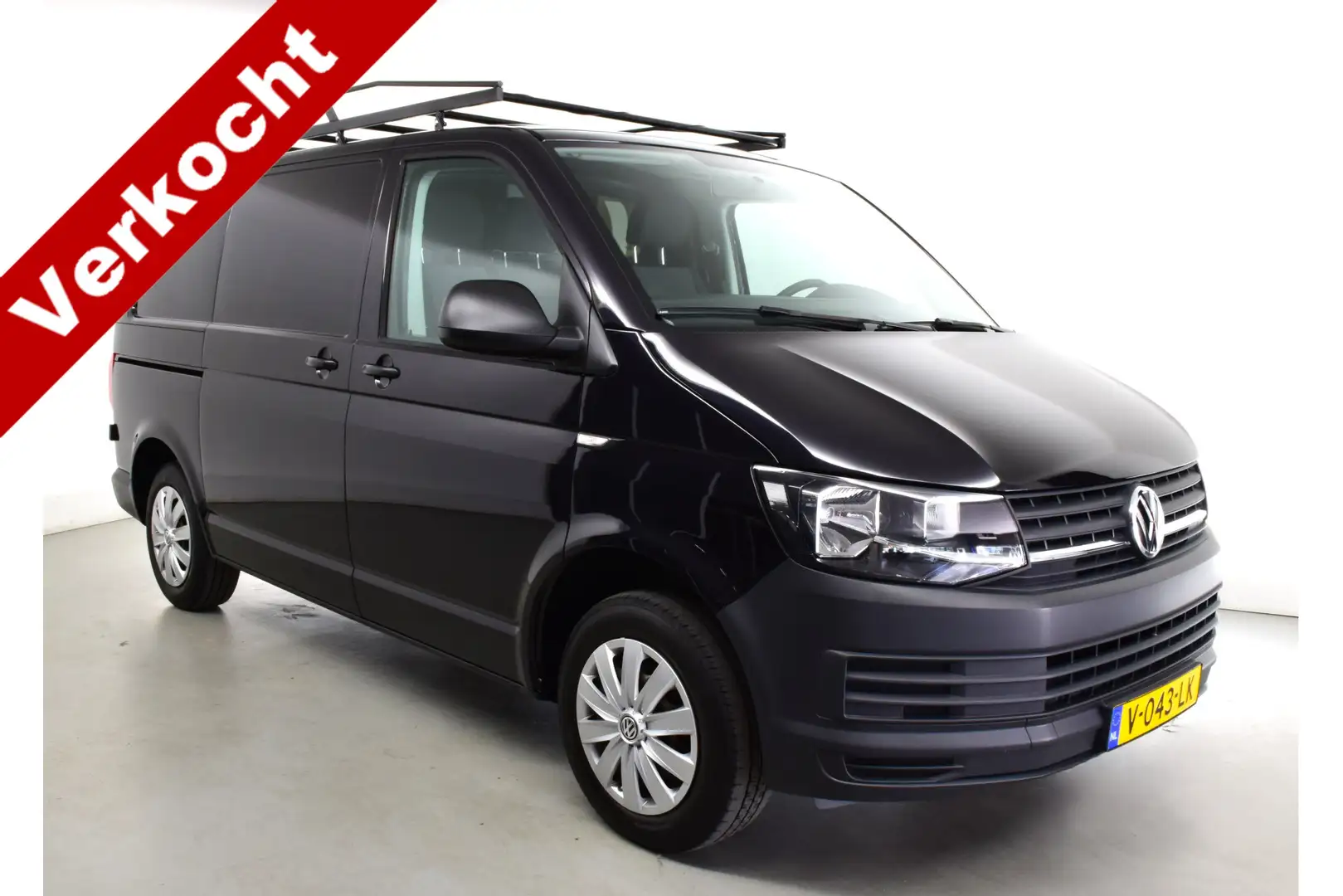 Volkswagen T6 Transporter verkocht.. Airco, Imperiaal nieuw , Navigatie , 3 Zwart - 1
