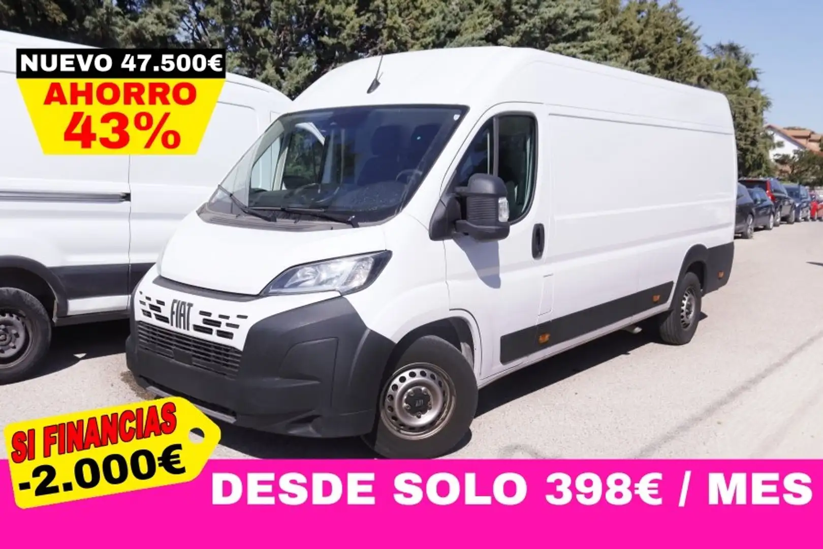 Fiat Ducato 2.2 HDI 3.5T HEAVY L4H2 140CV 3P # IVA DEDU Blanco - 1