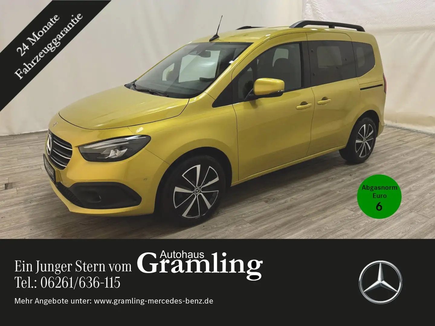 Mercedes-Benz T-Class T 180 Style Navi*LED*Kamera*KEYLESS-GO*PTS*MBUX* Jaune - 1