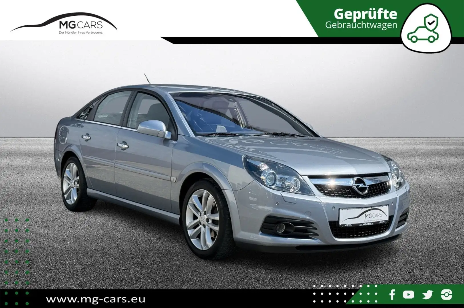 Opel Vectra C~Cosmo-Plus~Automatik~Leder~Navi~Xenon! Срібний - 1