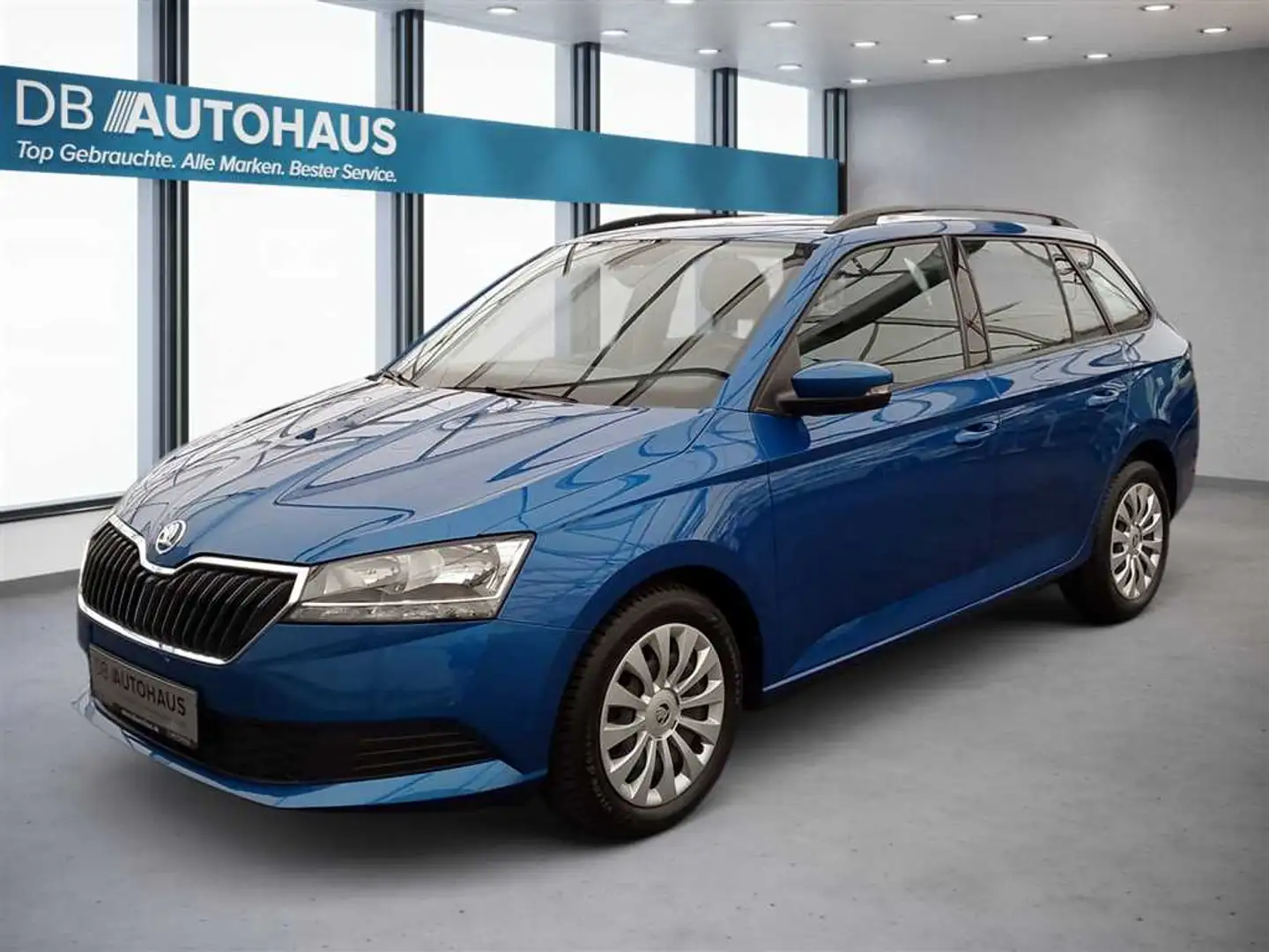 Skoda Fabia Ambition 1.0 TSI Blauw - 1