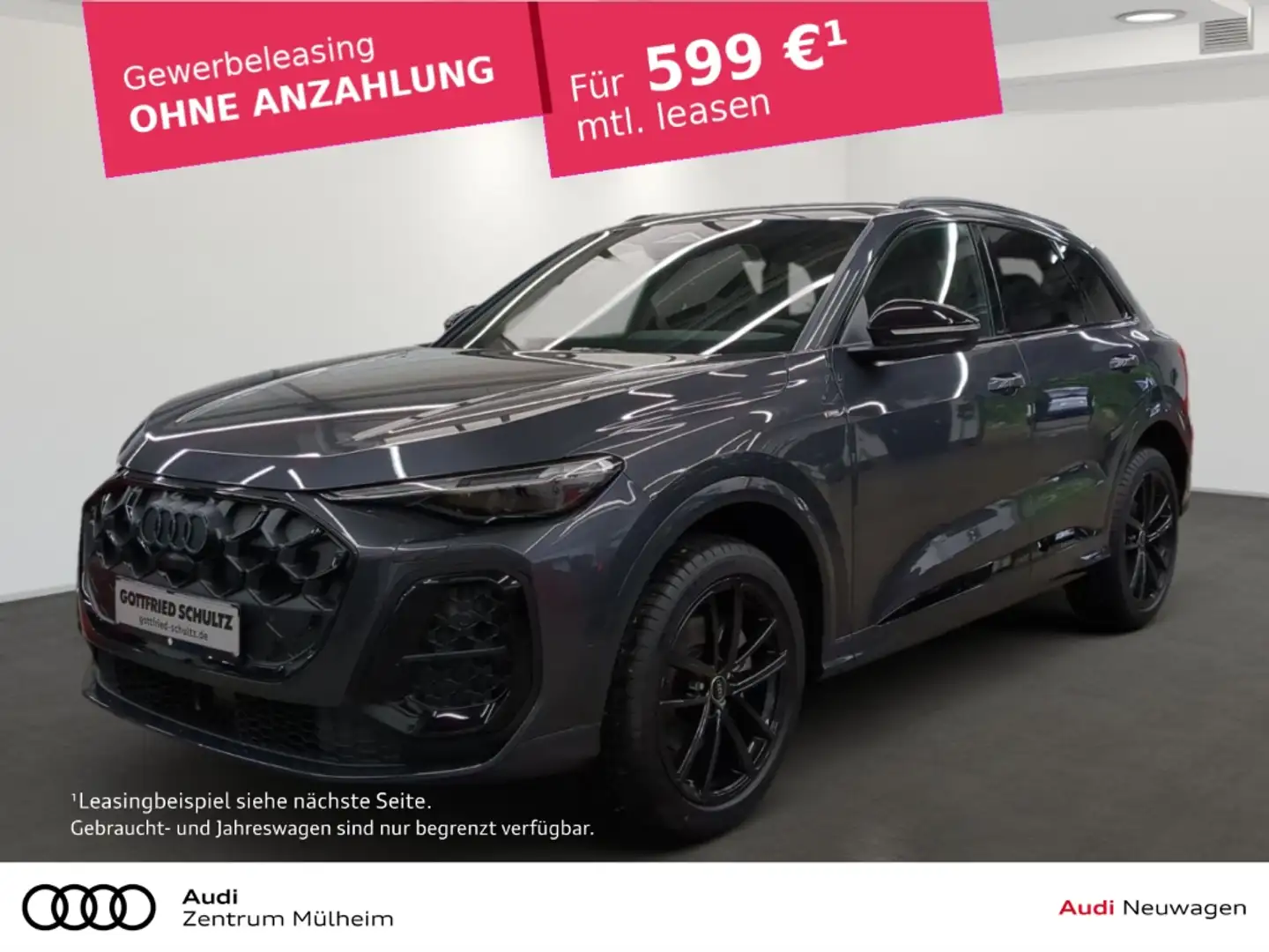 Audi Q5 2.0 TFSI 150 kWPanodach Navi Digitales Cockpit Sou Schwarz - 1