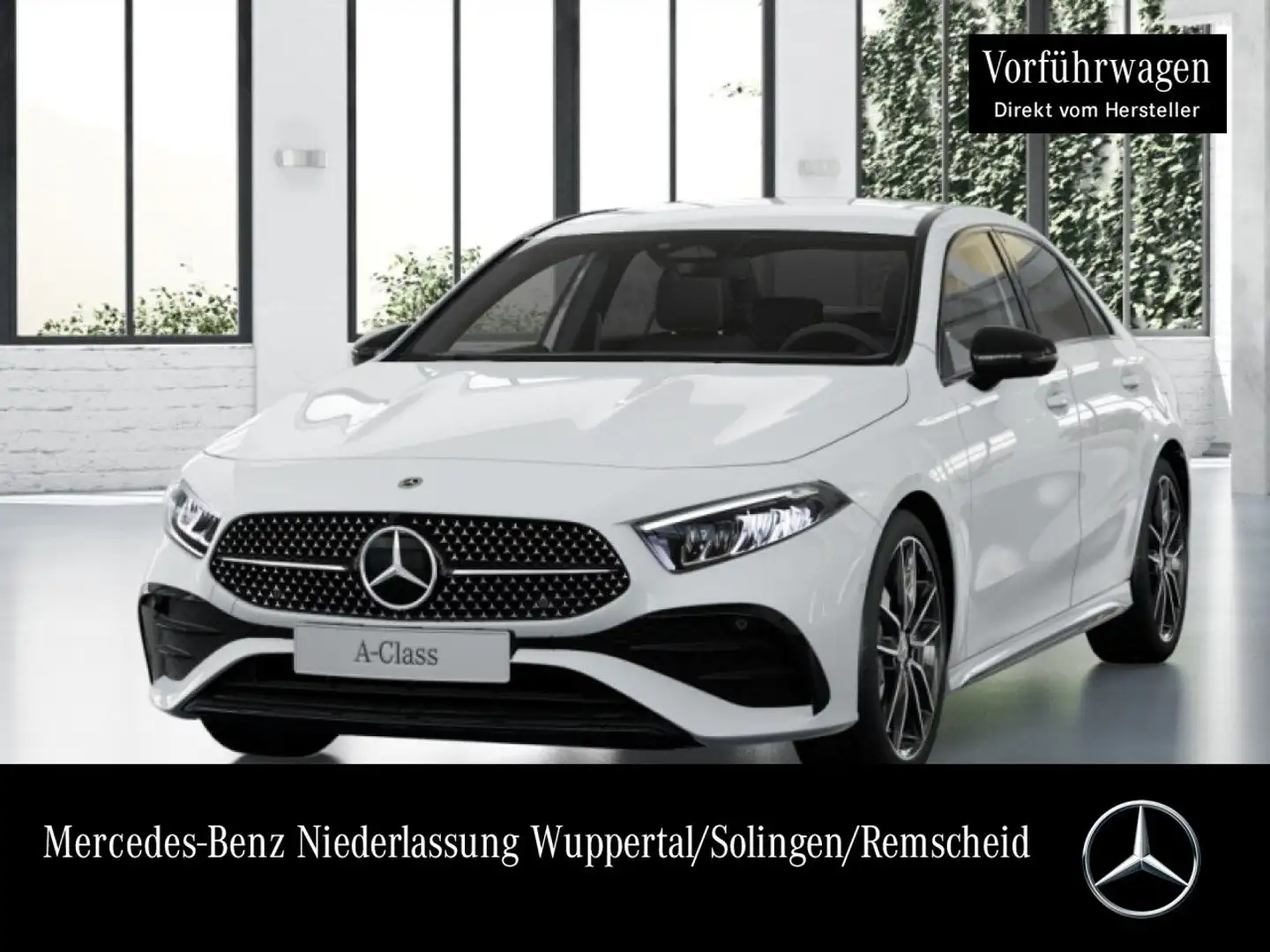 Mercedes-Benz A 180 Lim AMG+NIGHT+AHK+LED+KAMERA+7G Weiß - 1