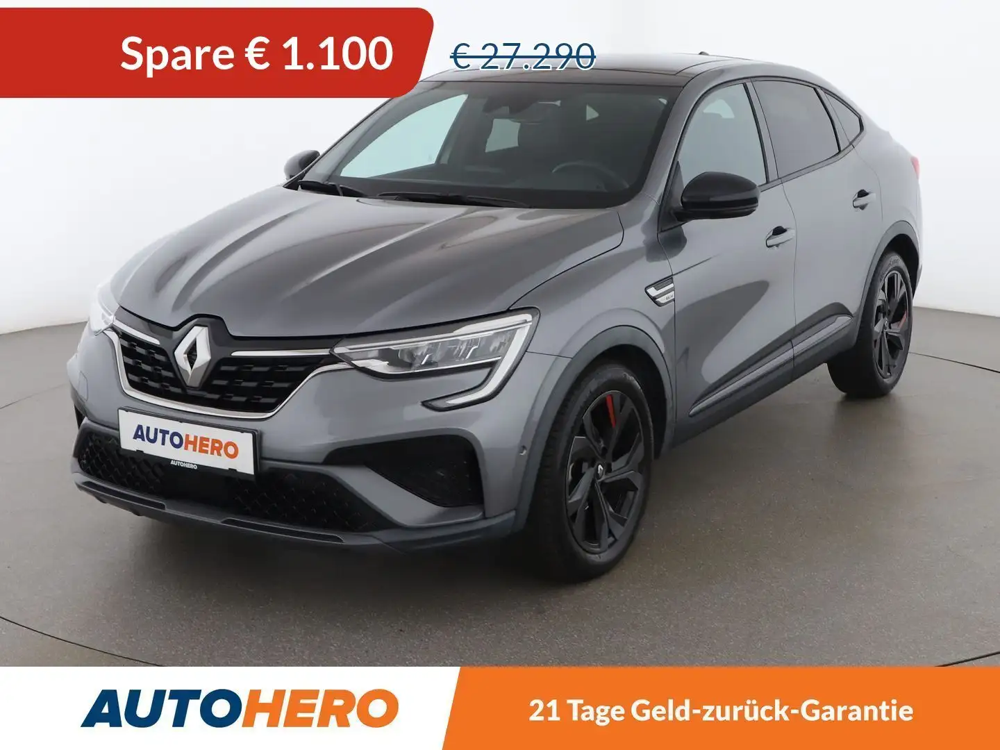 Renault Arkana 1.3 TCe R.S. Line Aut. *LED*ACC*NAVI*CAM*SPUR*SHZ* Gris - 1