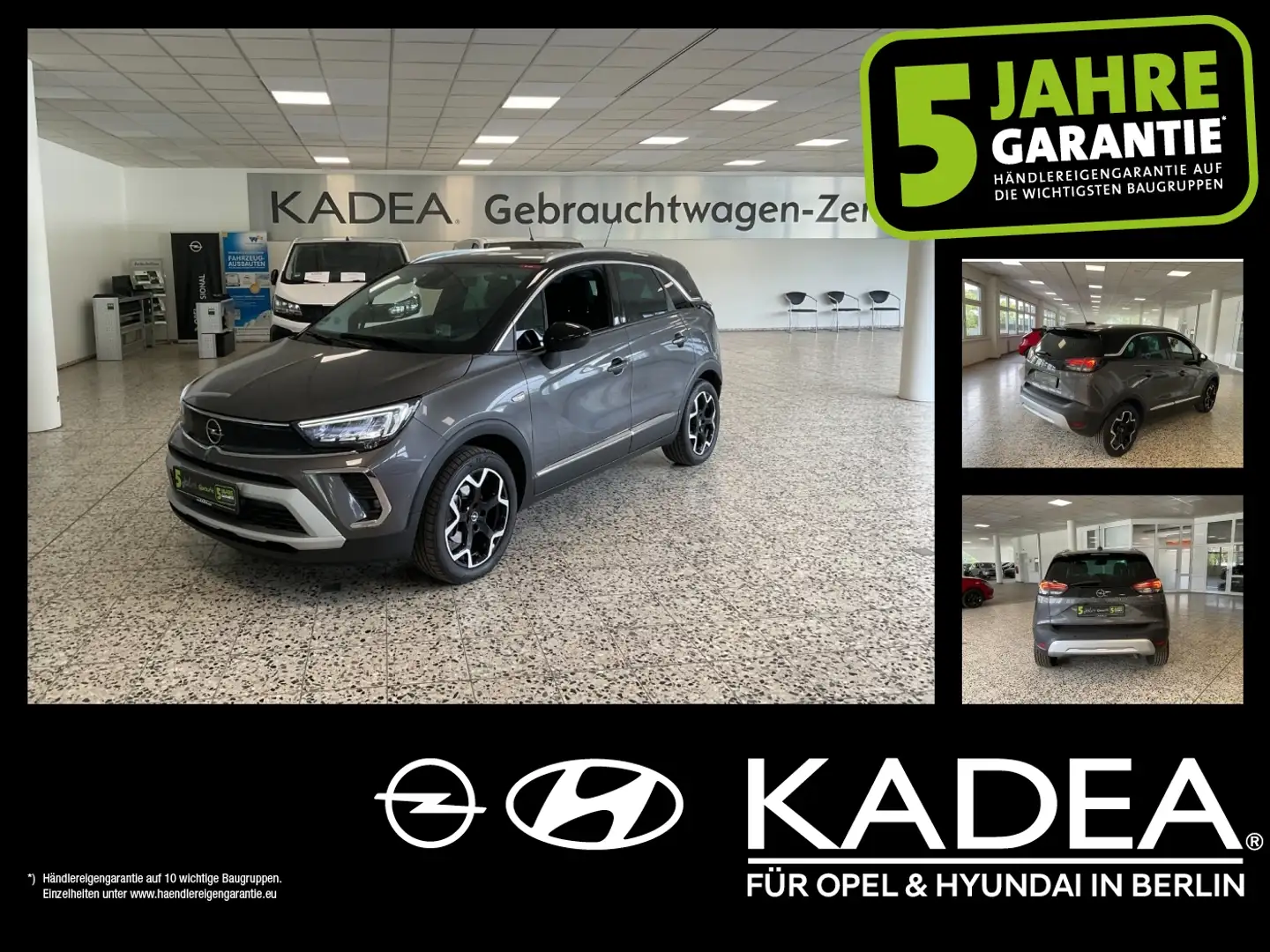 Opel Crossland 1.2 Ultimate Alcantara,Totwinkel, Autom Grijs - 1
