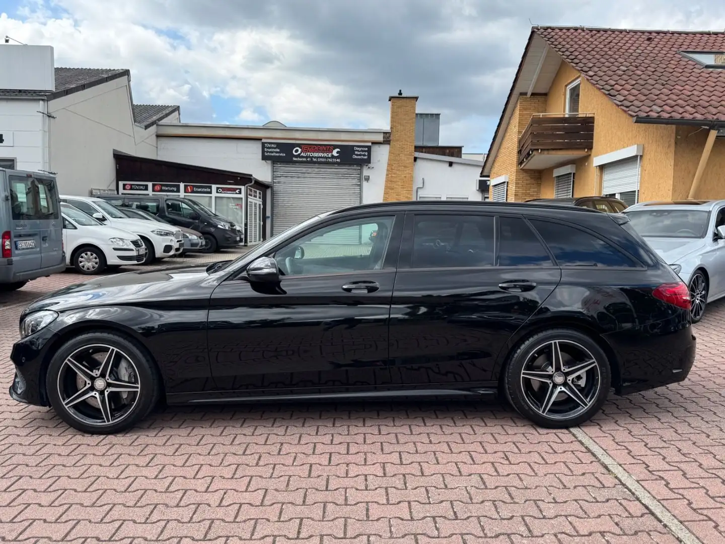 Mercedes-Benz C 450 AHK+CAM+LED+NIGHT+SPORT AGA Black - 2