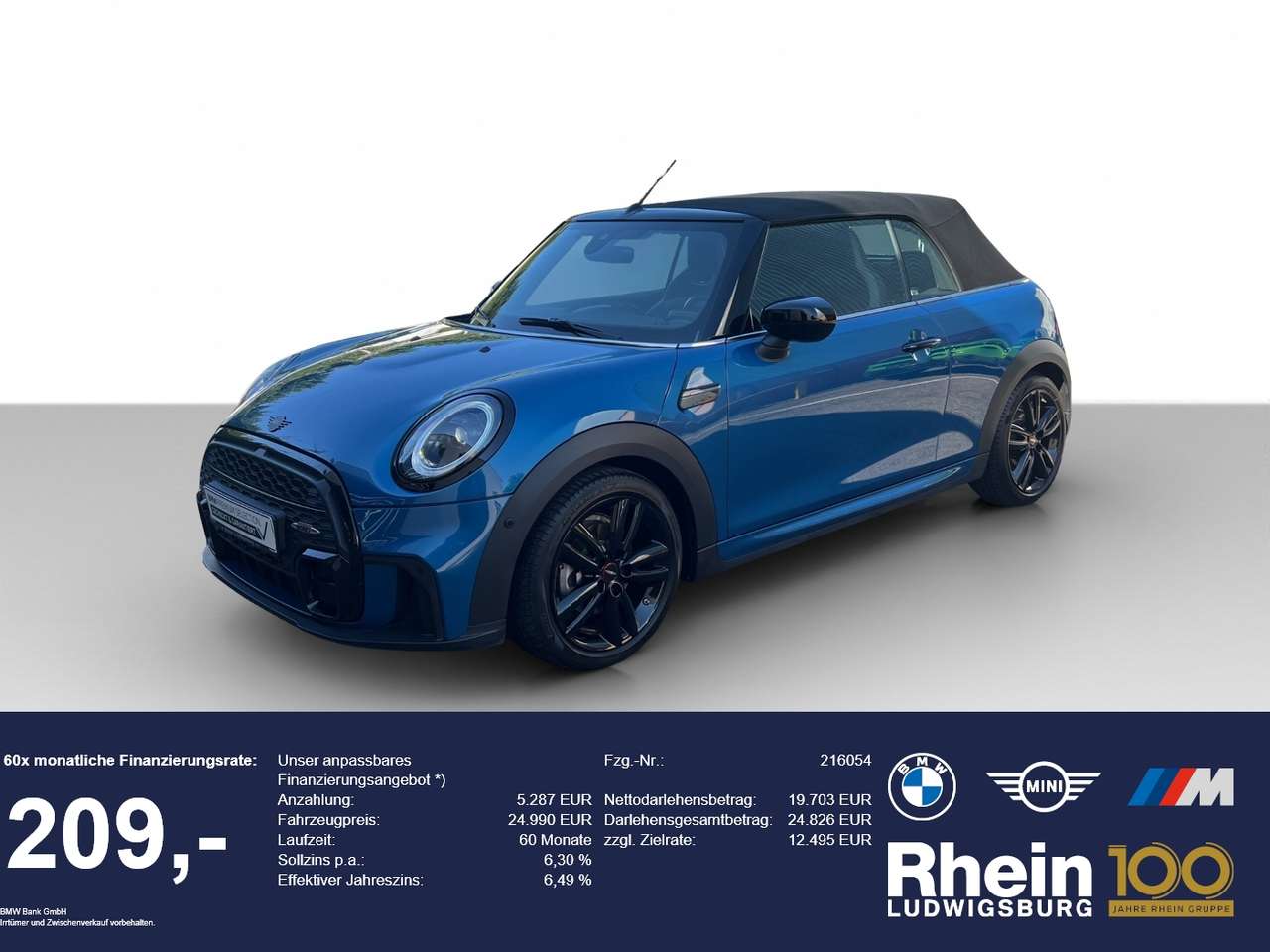 MINI Cooper Cabrio 2022 — LED Navi Klima CarPlay DriveAs