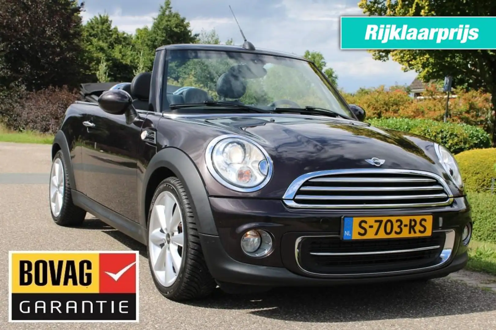 MINI Cooper Cabrio 1.6 122pk Cooper Chili ECC/leer/cruise/navi/PDC/st Maro - 1