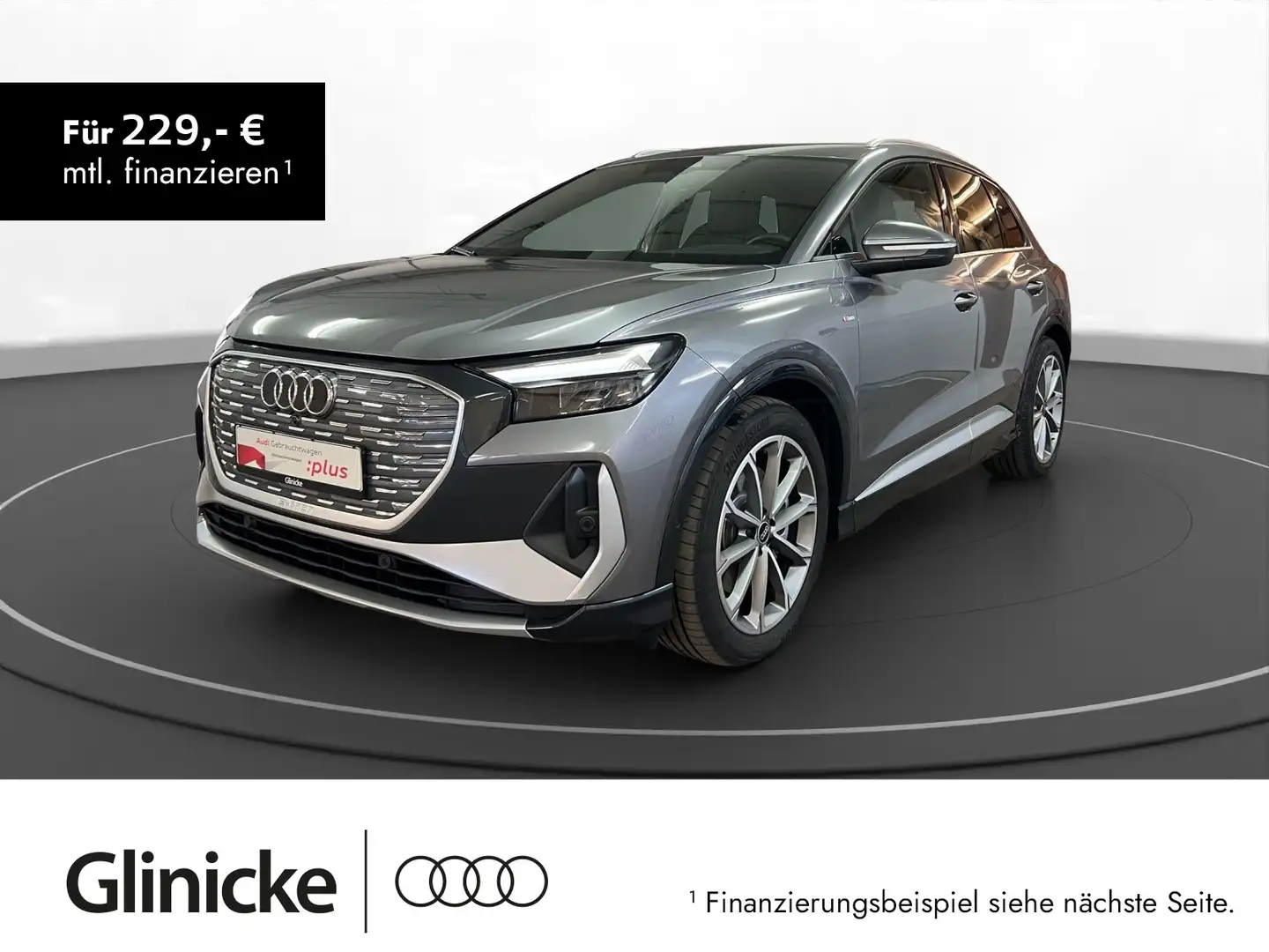 Audi Q4 e-tron 40 S line LED LM 20" Navi PDC+RFK ACC Grau - 1