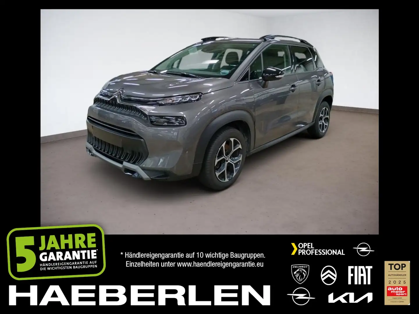 Citroen C3 Aircross 1.2PureTech 130Plus *Navi+Parksensor* Gris - 1
