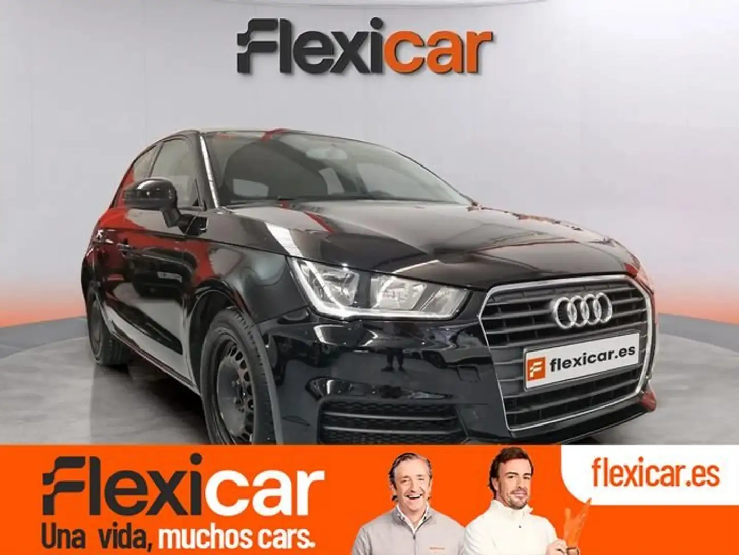 Audi A1 Attracted+1.4+TDI+66kW+%2890CV%29+Sportback Negro - 1