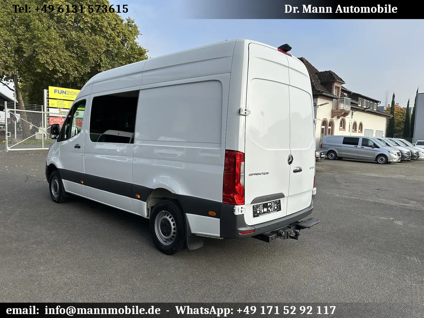 Mercedes-Benz Sprinter 317 CDI RWD L2 Mixto 3,5 to AHK Regaleinbau Bianco - 1