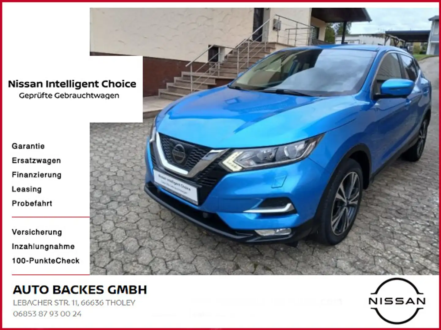 Nissan Qashqai 1.2 DIG-T N-Connecta Navi+360°Kamera Sit Blau - 1