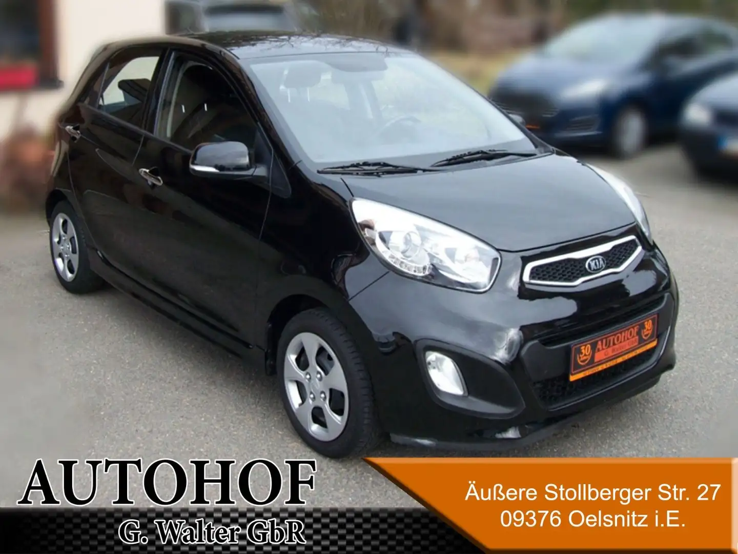 Kia Picanto t Automatik ! Zwart - 2