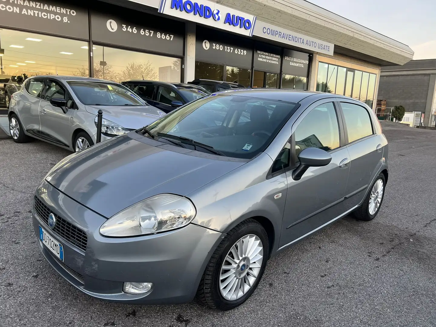Fiat Grande Punto 2006 5p 1.3 mjt 16v Emotion 90cv OK NEOPATENTATI Gri - 1
