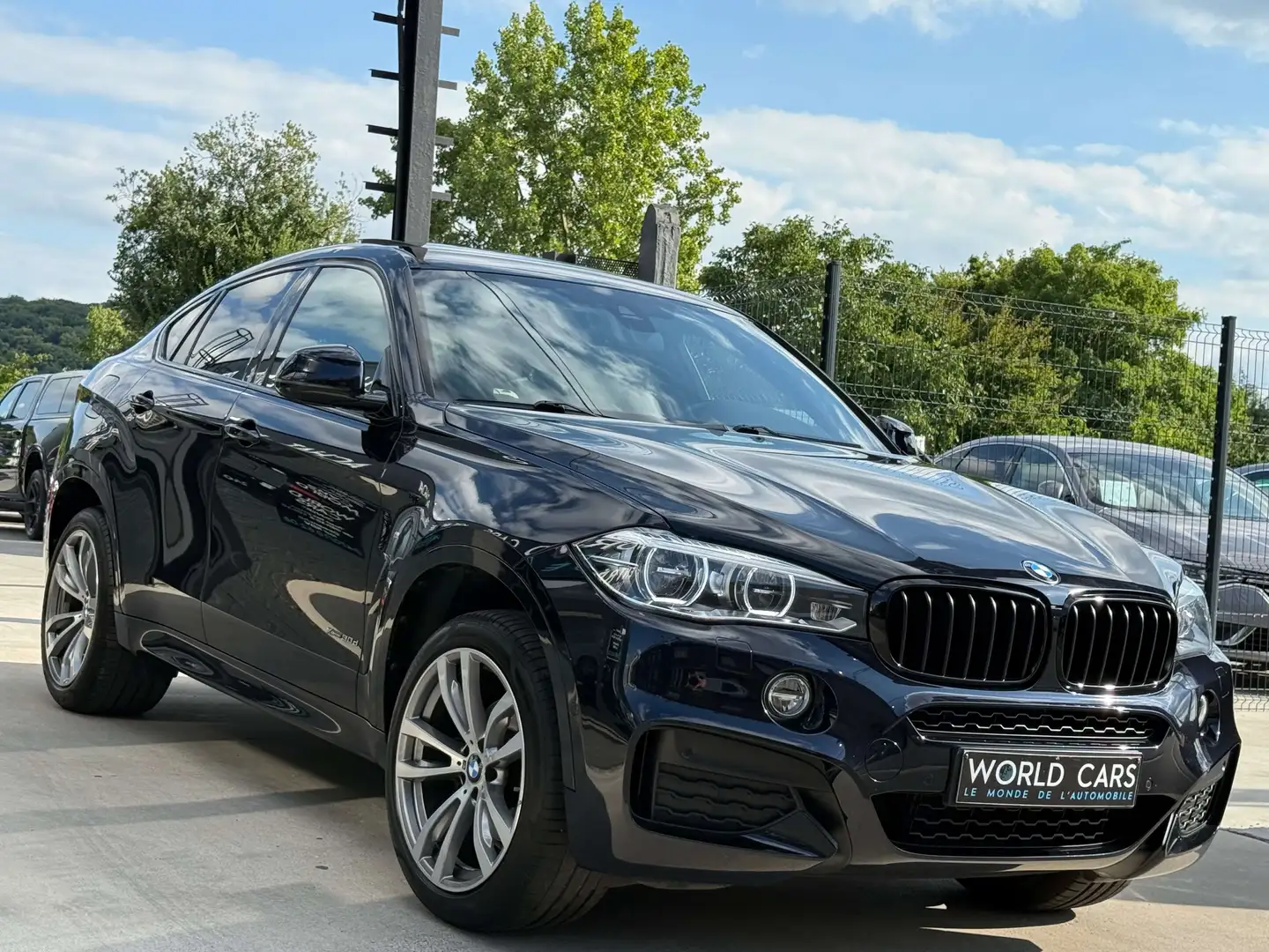 BMW X6 3.0 dAS xDrive30 PACK M - TOIT PANO - HEAD-UP Bleu - 2