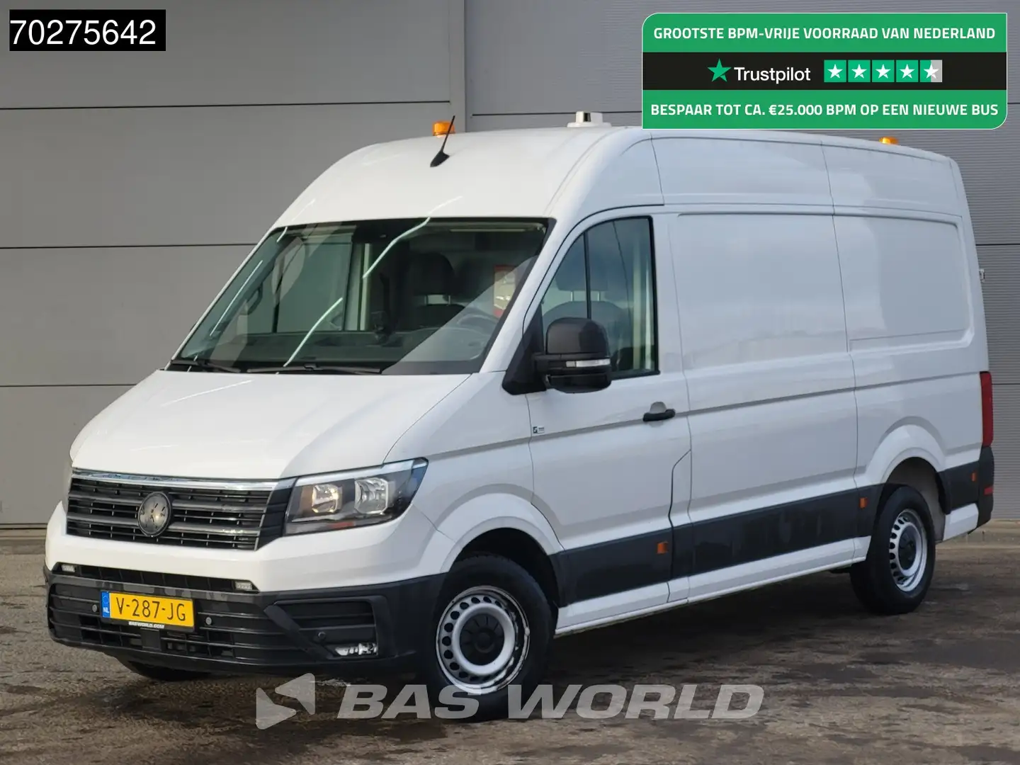 Volkswagen Crafter 177pk Automaat L3H3 Trekhaak Euro6 Airco Cruise Pa Wit - 1
