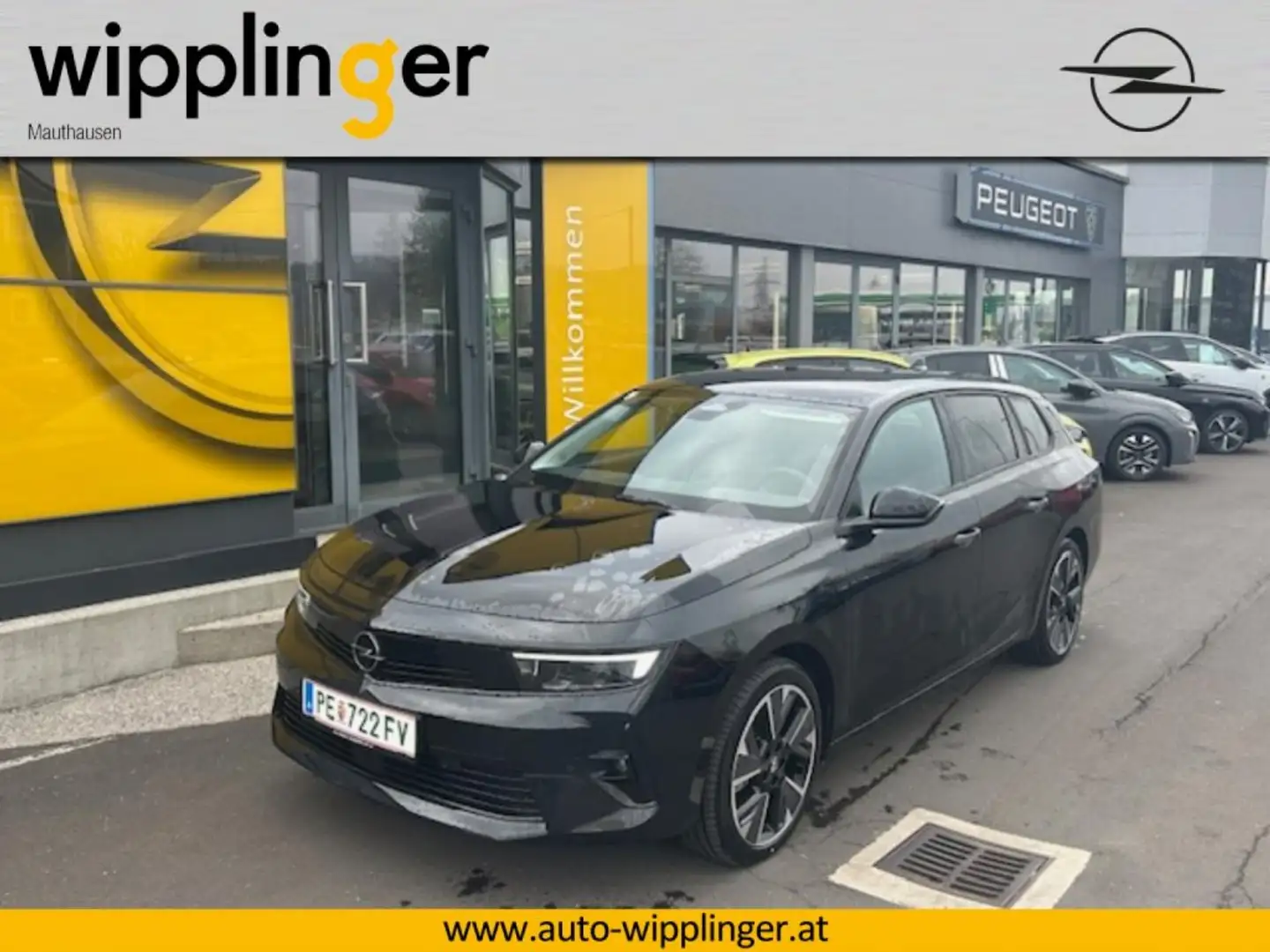 Opel Astra e-ASTRA ST Edition 156PS Elektro 3-phasig LP € 42. Noir - 1