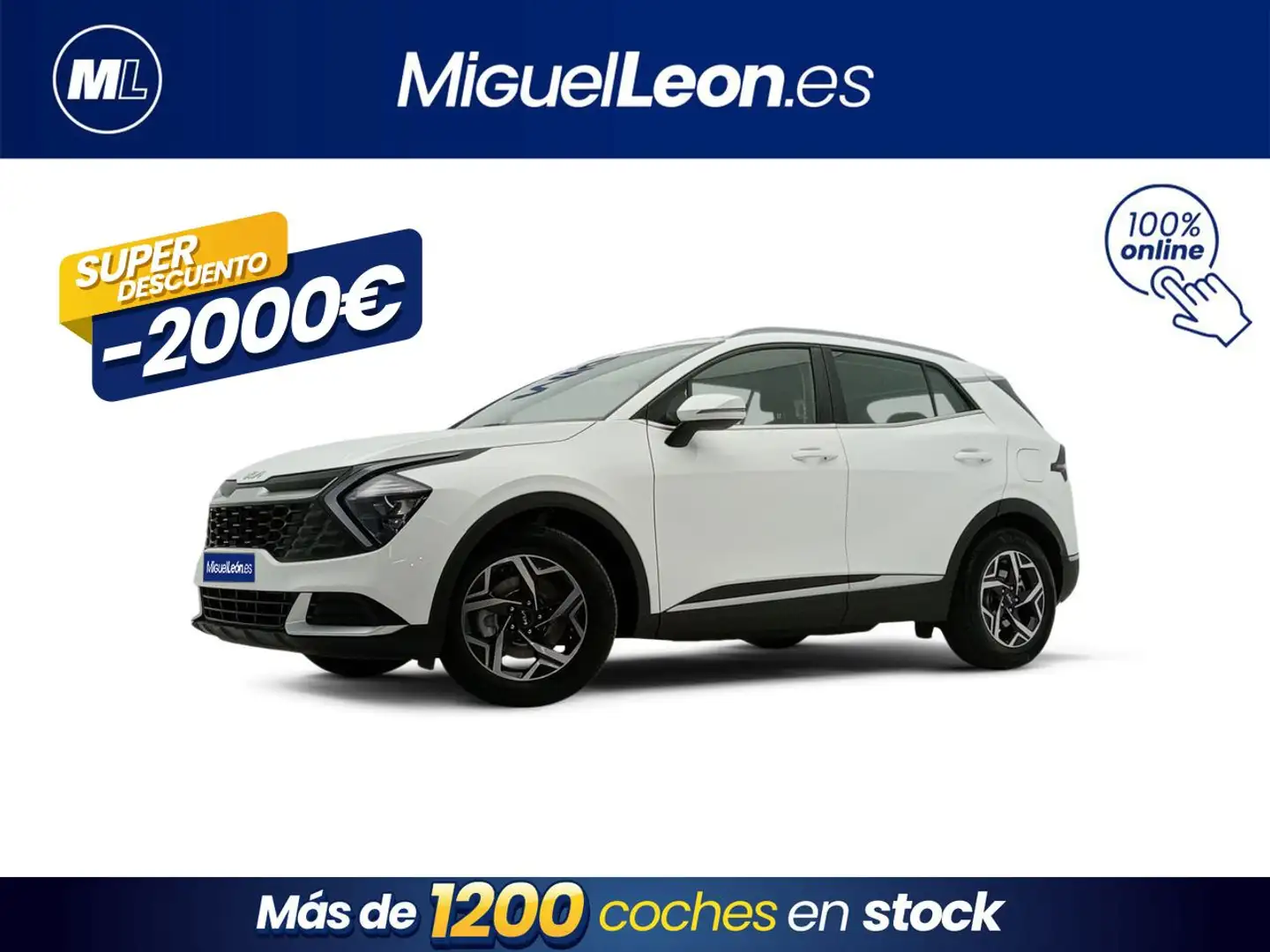 Kia Sportage 1.6 T-GDi Concept 150 Blanc - 1