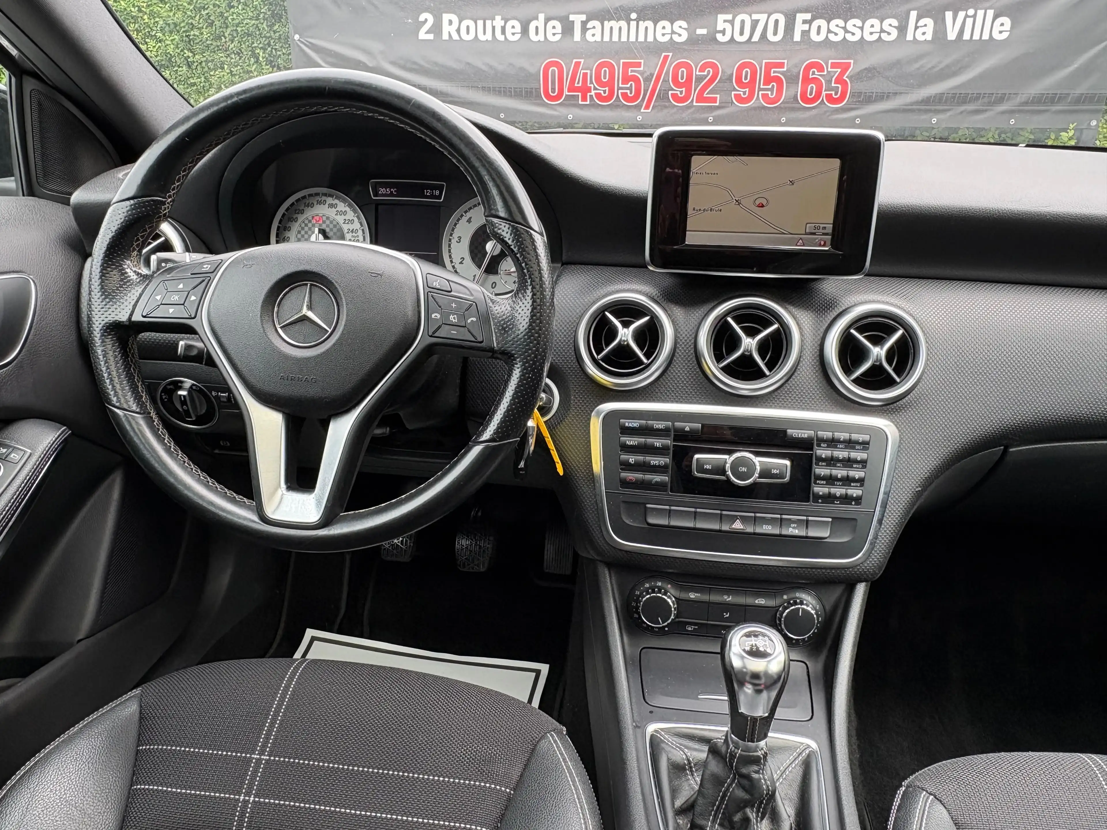 Mercedes-Benz A 180 Euro6-Toit Ouvrant Panoramique-Echappement Sport-Front Assist-Gps-Pdc...Garantie 12mois! — photo 4