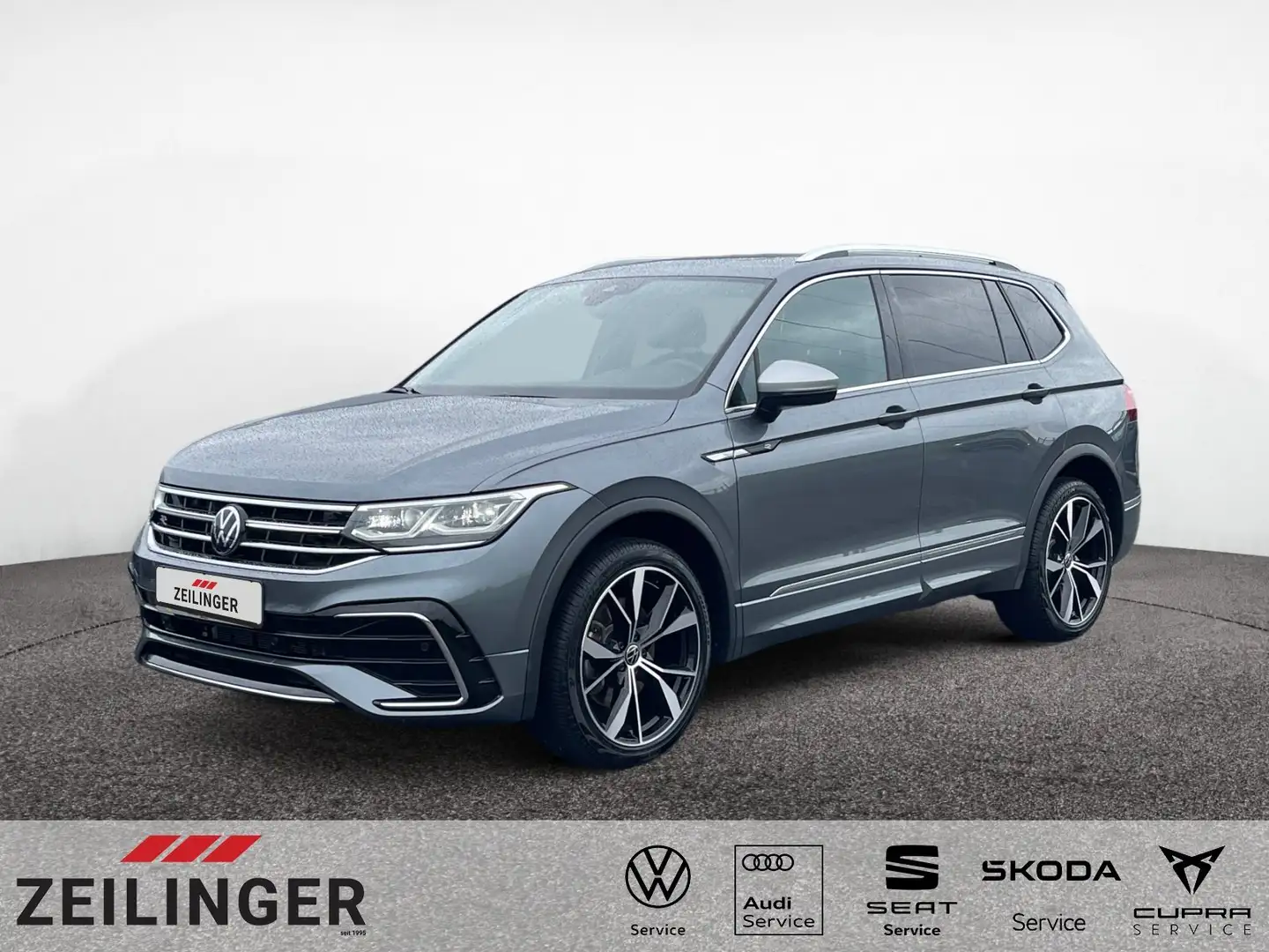 Volkswagen Tiguan Allspace 4Mo R-Line TDI DSG|7 S.|AHK|PANO Grau - 1