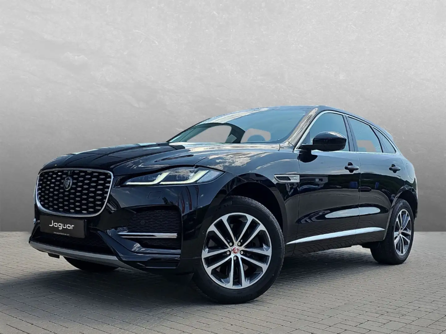 Jaguar F-Pace P400e AWD AHK MERIDIAN TOTWINKEL SHZ LED Negro - 1