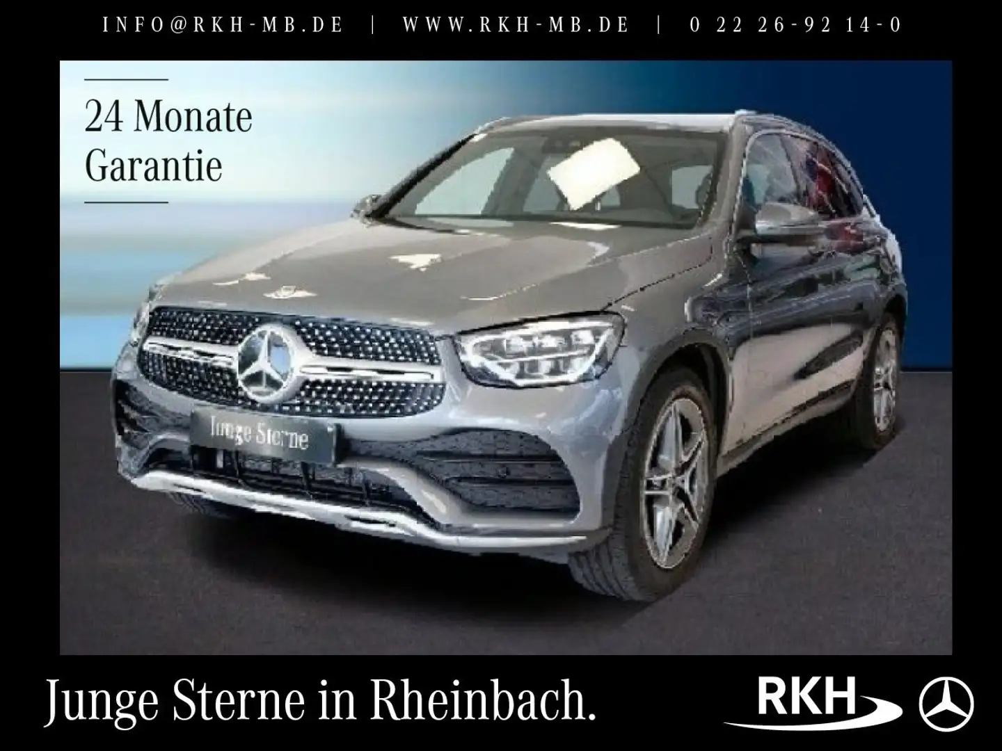 Mercedes-Benz GLC 200 GLC 200 4M AMG Line 9G/Navi/Kamera/LED/el.Heckkl Grau - 1
