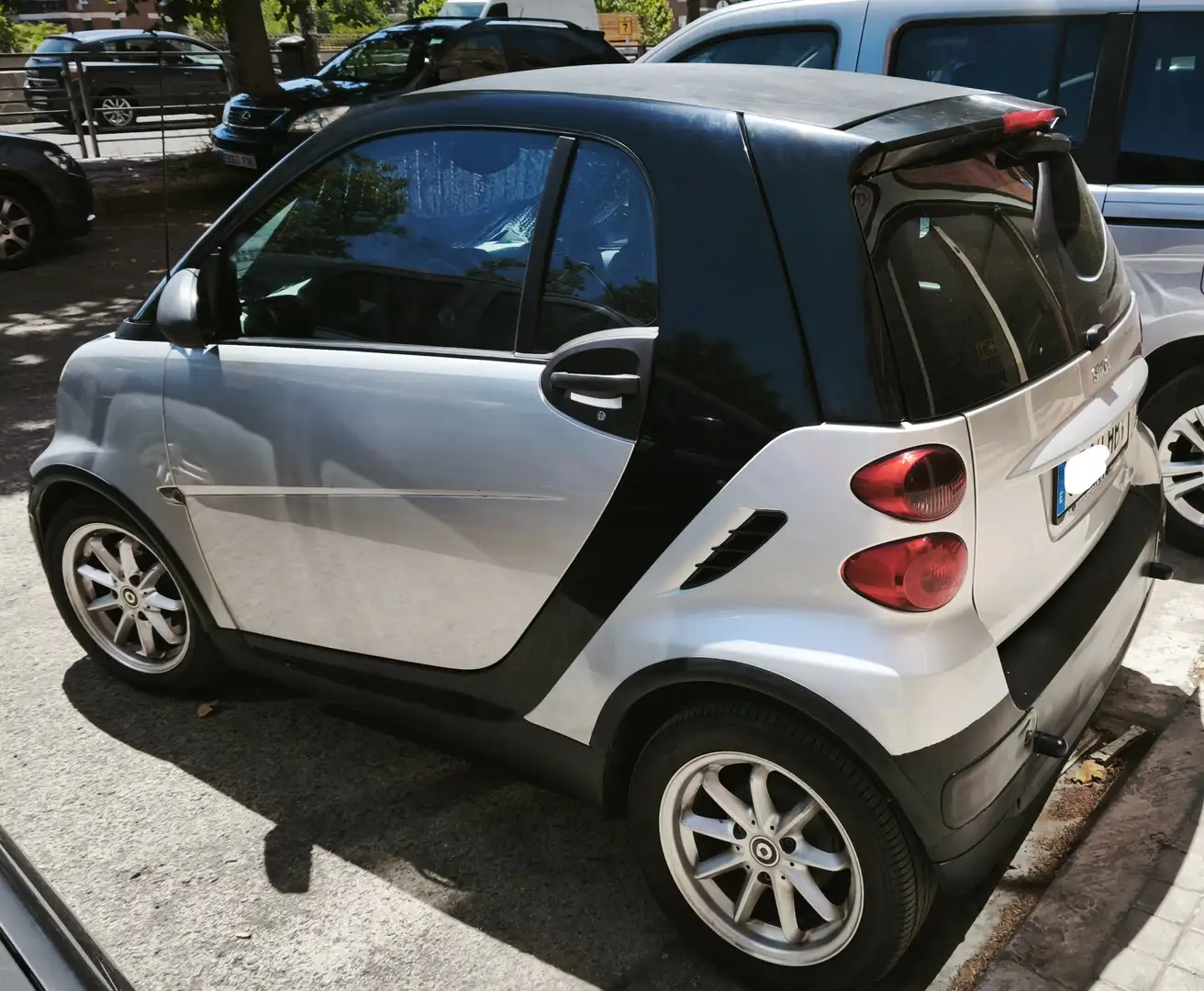 smart forTwo Fortwo Coupé 45 Passion Aut. Passion Plateado - 1