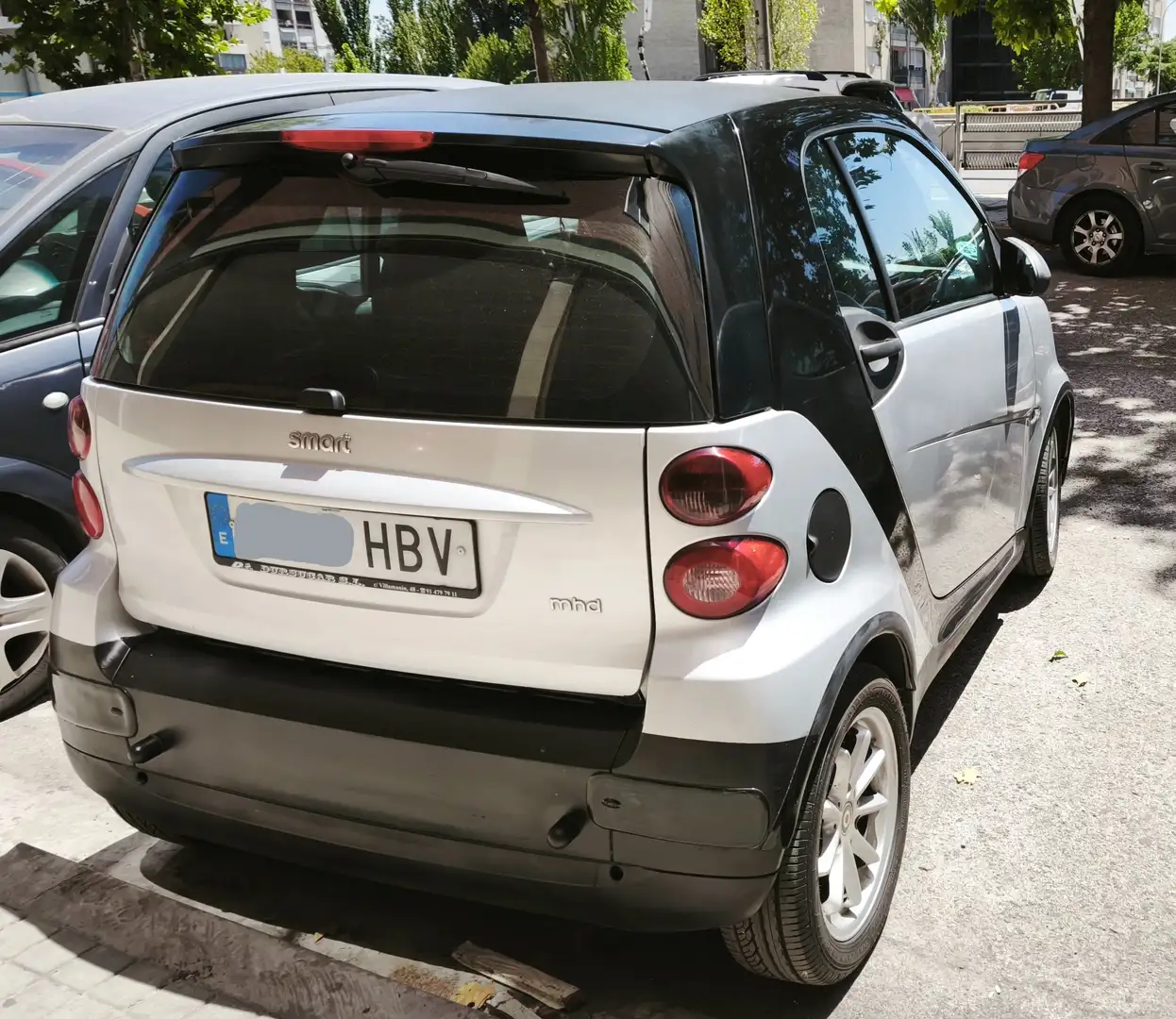 smart forTwo Fortwo Coupé 45 Passion Aut. Passion Plateado - 2
