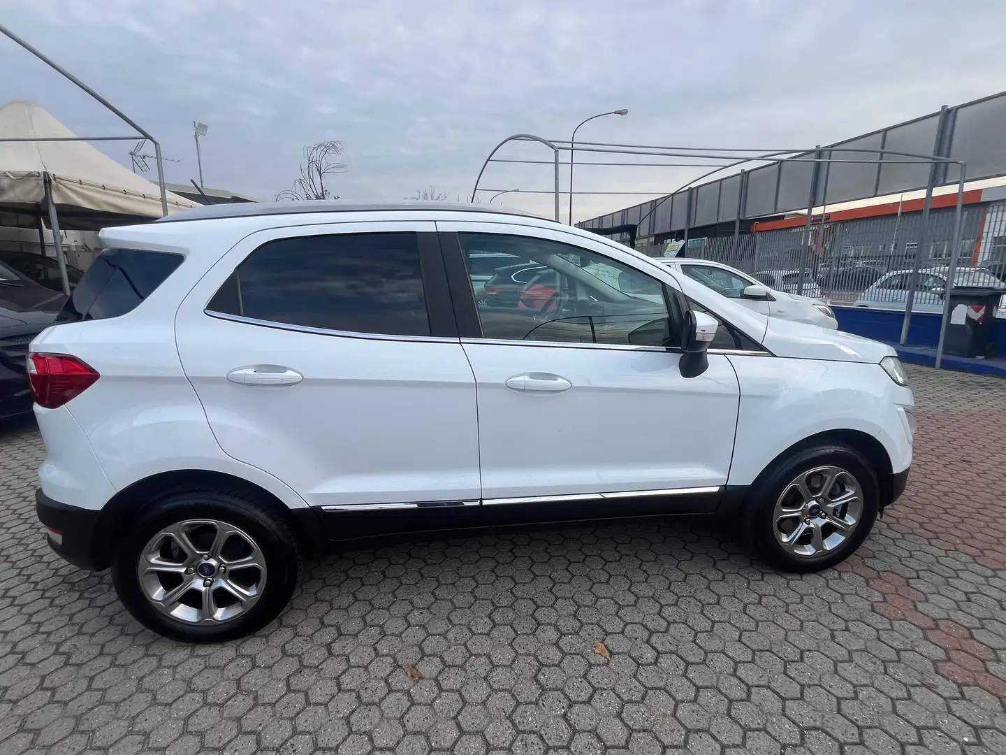Ford EcoSport EcoSport  1.0 ecoboost Titanium 100cv my19 Blanc - 2