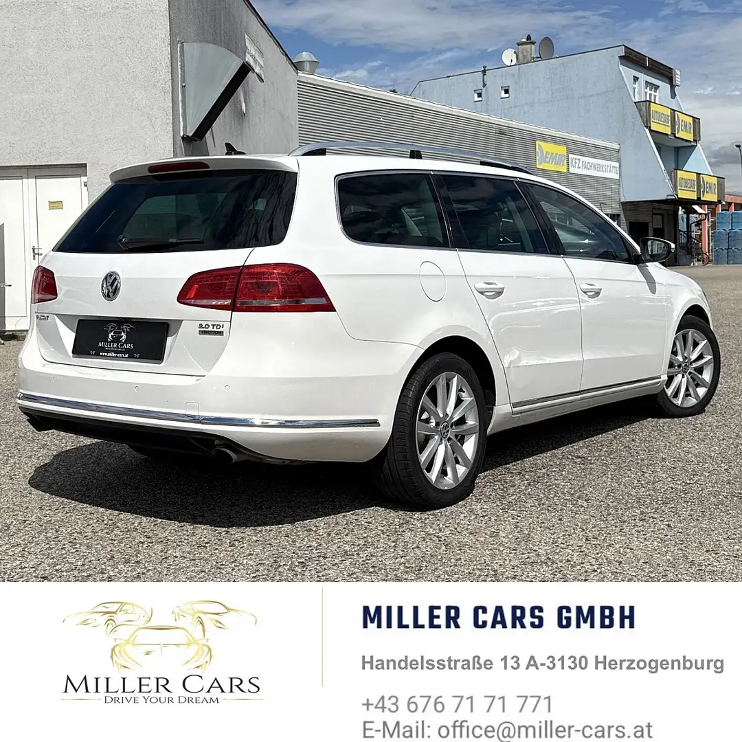 Volkswagen Passat Variant Highline BMT TDI 4Motion DSG*neues Pickerl*Serv... Blanc - 2