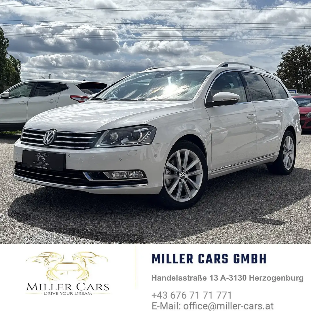 Volkswagen Passat Variant Highline BMT TDI 4Motion DSG*neues Pickerl*Serv... Weiß - 1