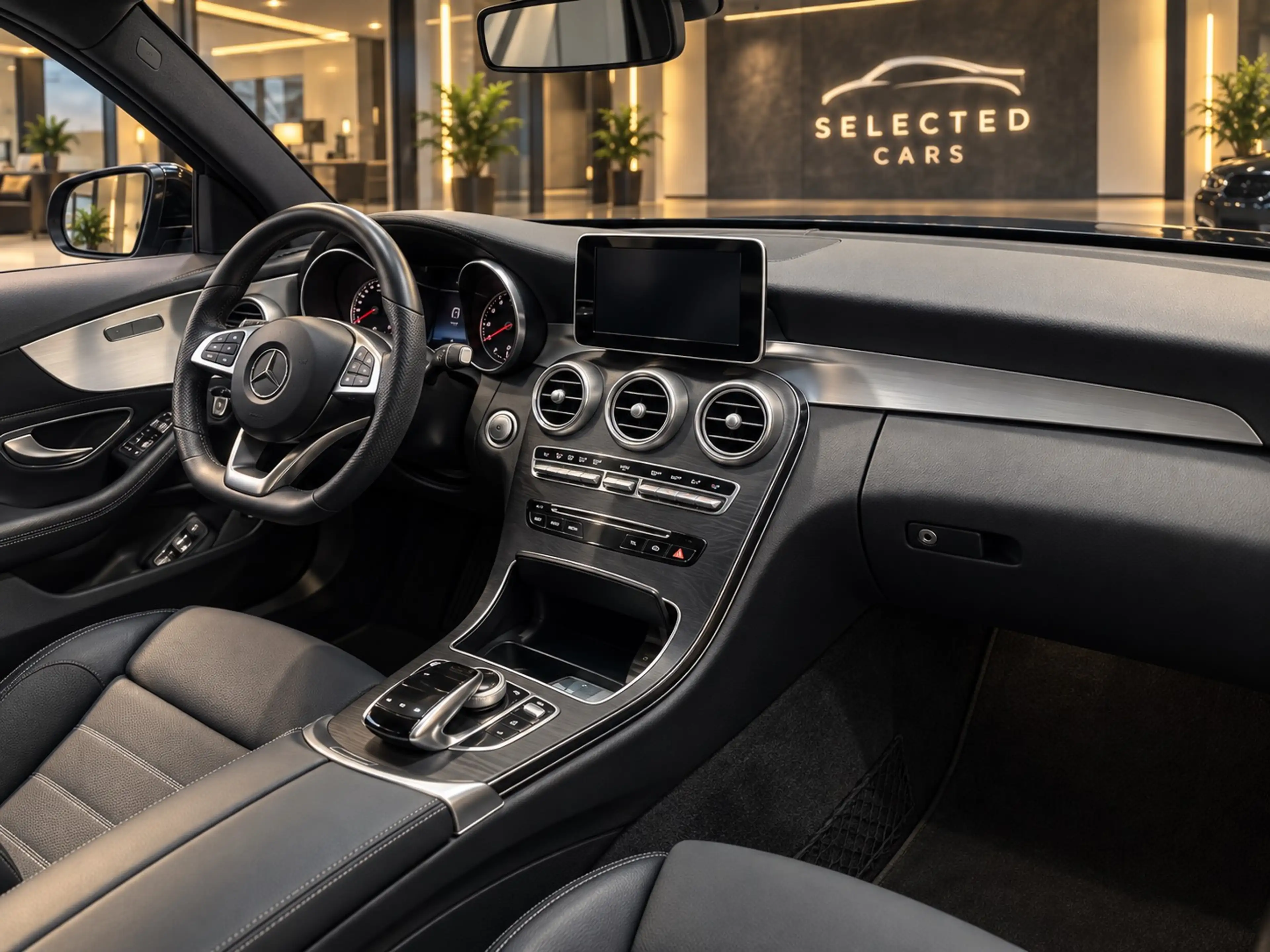 Mercedes-Benz C 180 AMG LINE*NIGHT EDITION*TOIT PANO*CAMERA*KEYLESS*LED HIGH PERFORMANCE — photo 3