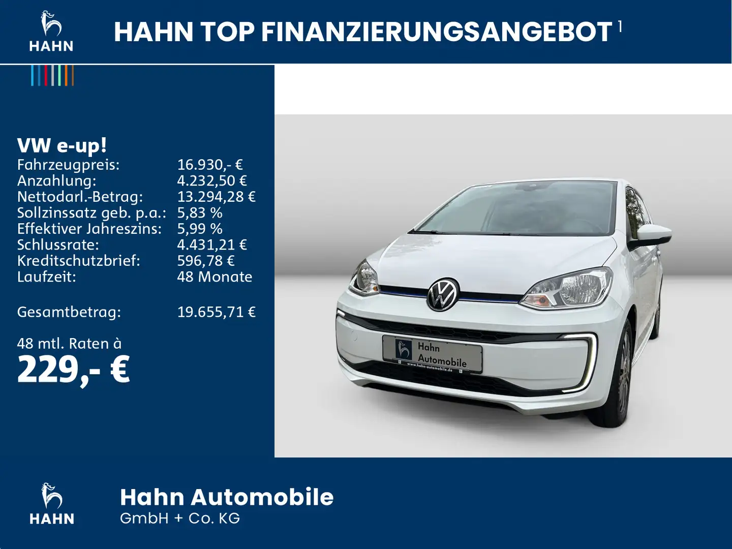Volkswagen e-up! Style Plus A-Klima Sitzh PDC CAM DAB Weiß - 2