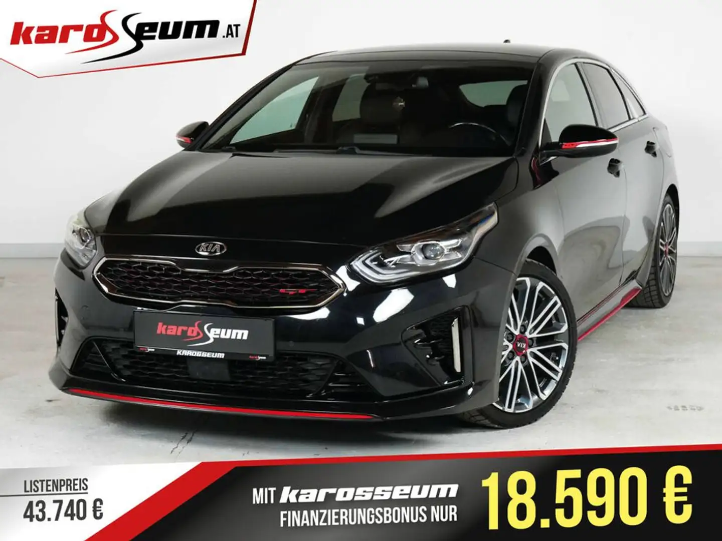 Kia ProCeed / pro_cee'd GT Aut. | SPORTLICH | Abstandstempomat Schwarz - 1