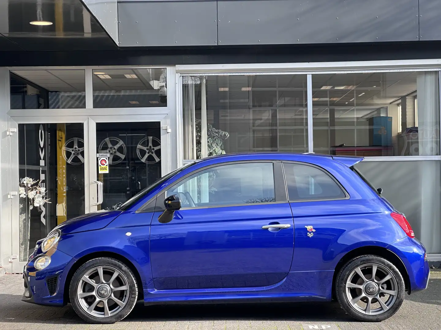 Fiat 500 Abarth 1.4 T-Jet Abarth 595 LAGE KM / AIRCO / ELEKT RAMEN Blau - 2
